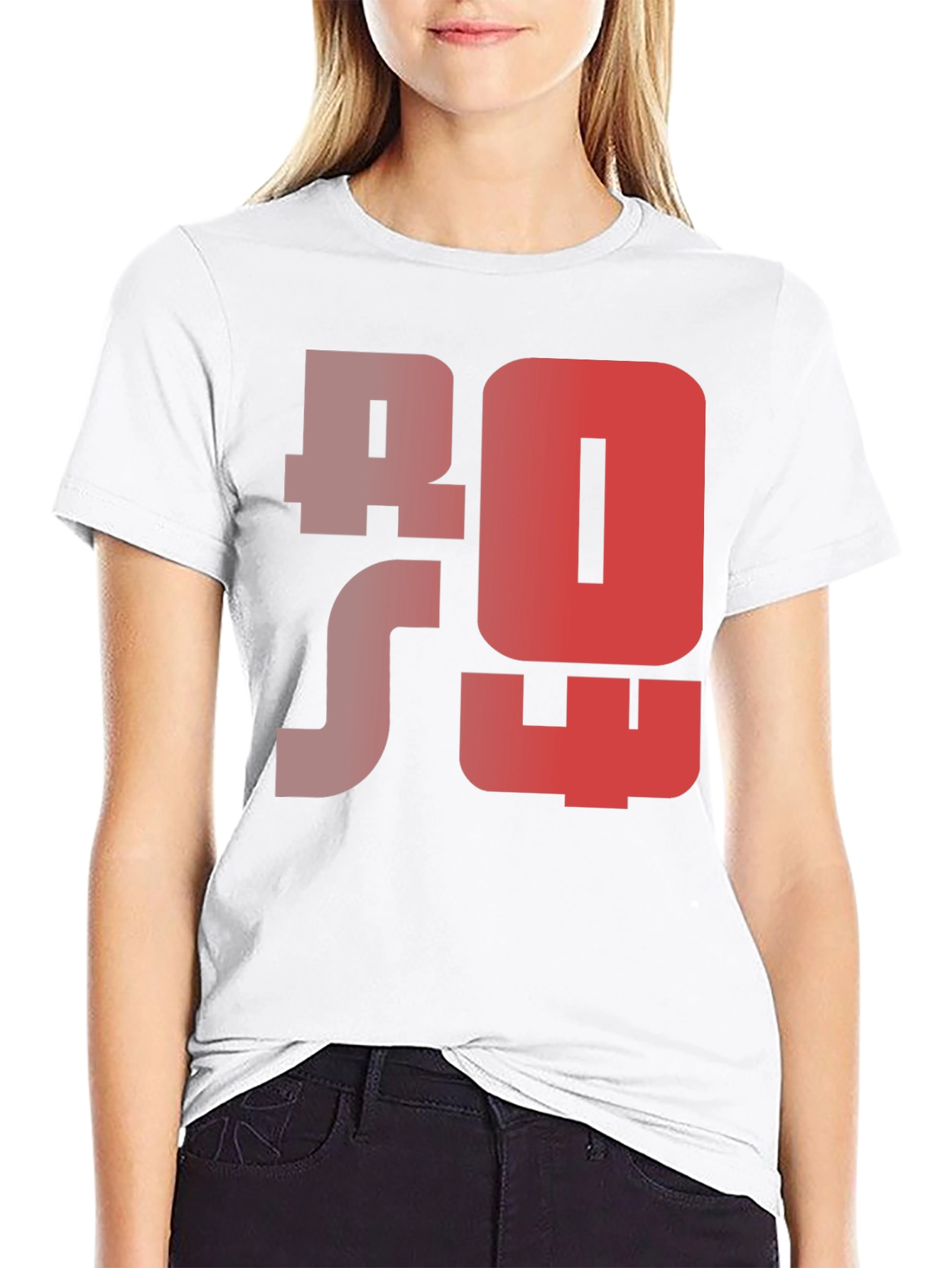Black ROS T-Shirt - Unique Graphic Tee view 9