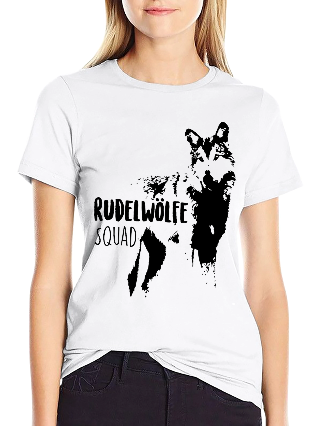 Black Rudelwölfe Squad Black T-Shirt view 9