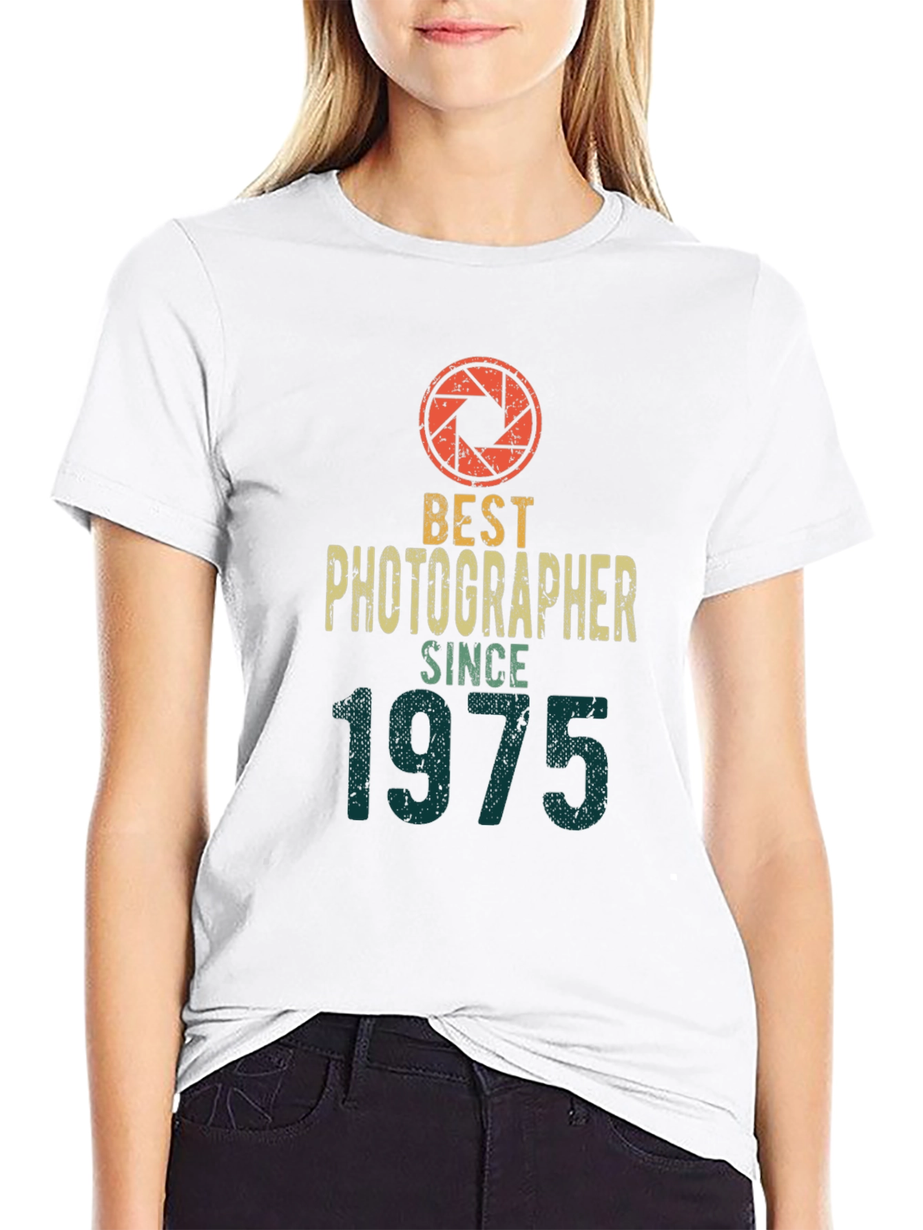 Black Best Photographer Since 1975 Graphic Tee view 9