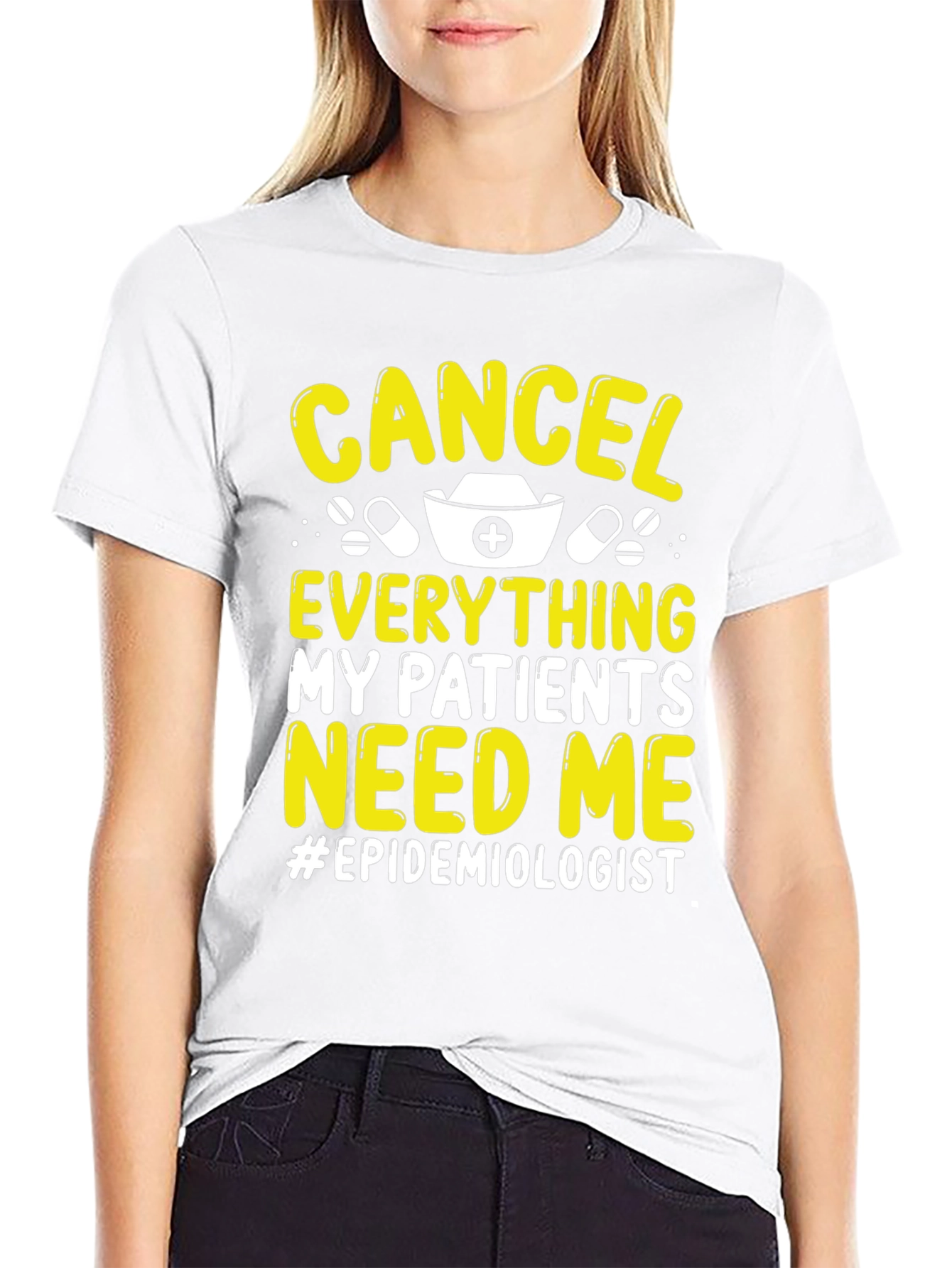 Black Epidemiologist T-Shirt: Cancel Everything, My Patients Need Me view 9