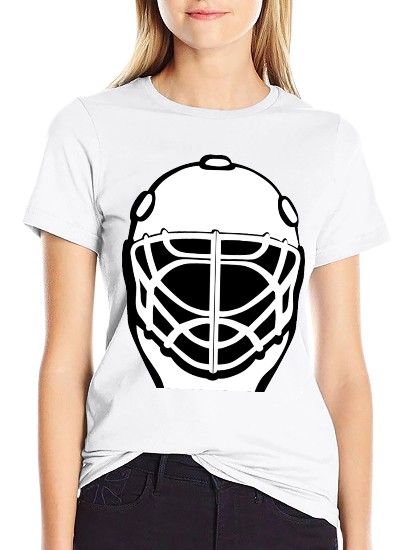 Hockey Goalie Mask Graphic T-Shirt - 9