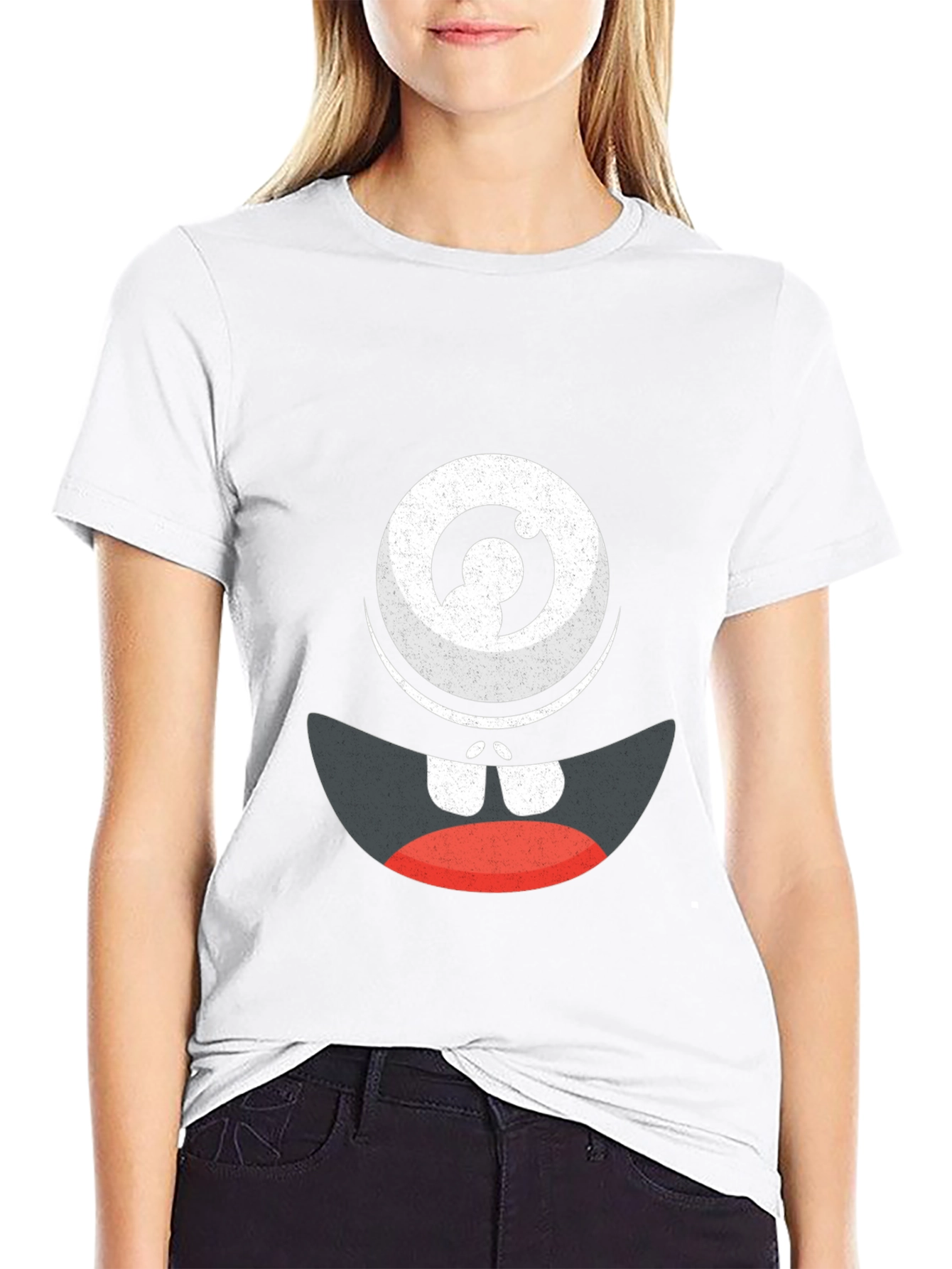 Black One-Eyed Monster Graphic Tee view 9