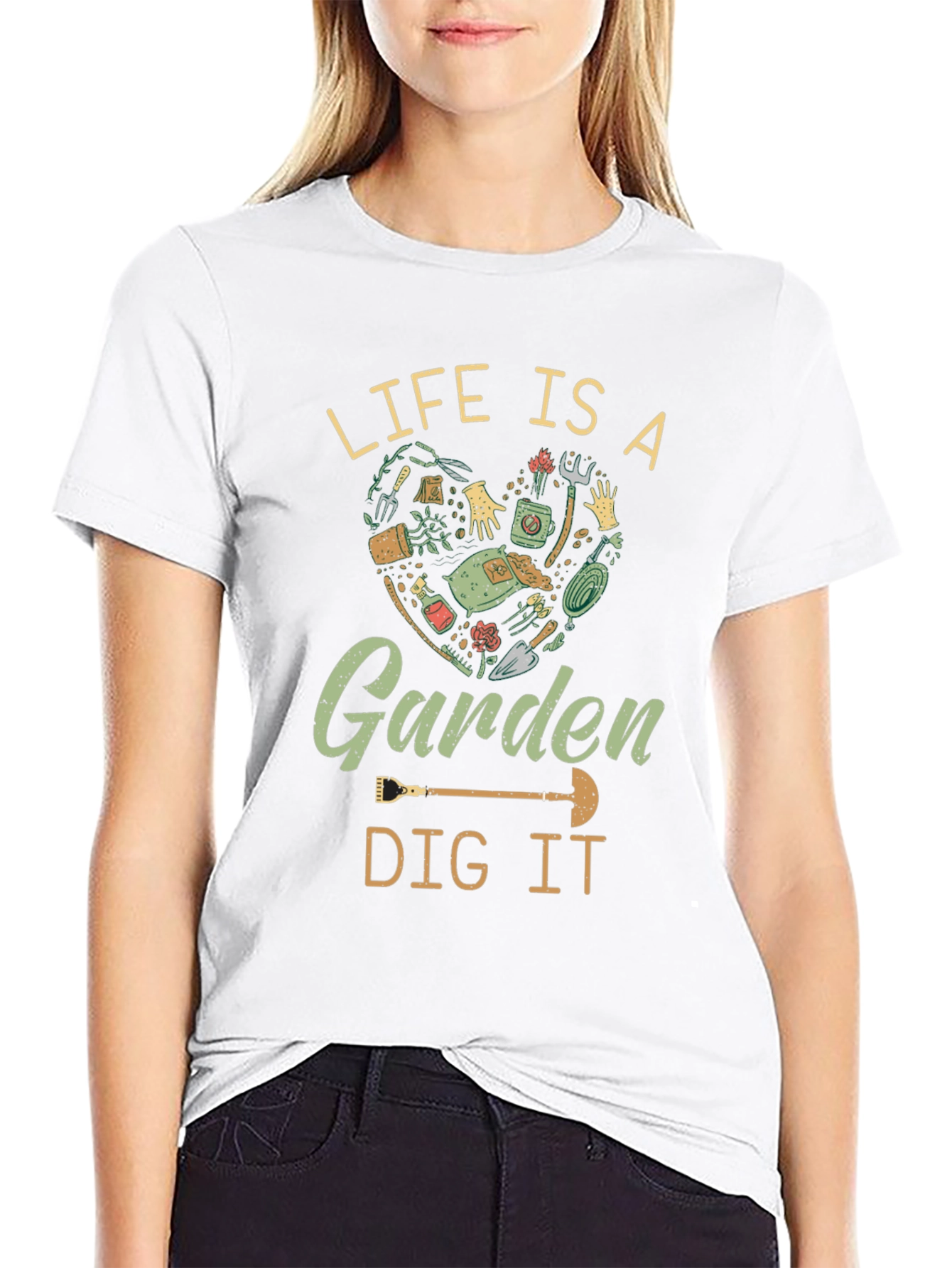 Black Life is a Garden T-Shirt - Dig It! view 9