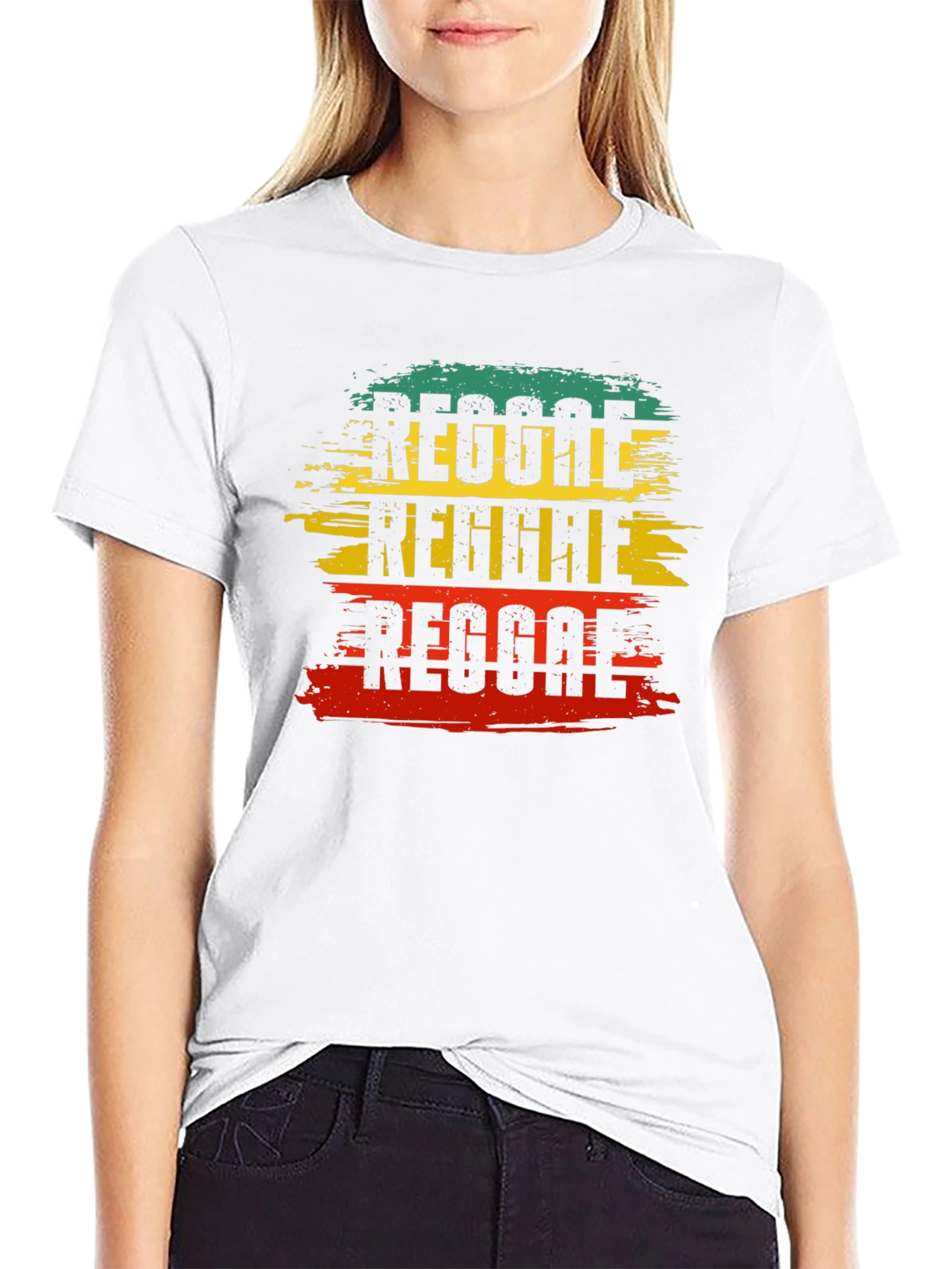 Reggae T-Shirt: Rasta Colors Tee - 9