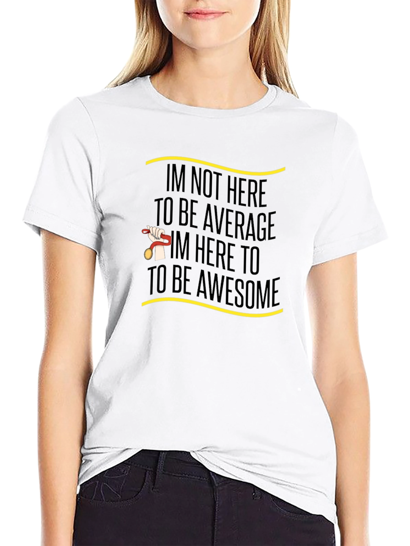 Motivational "Awesome" Graphic Tee - 9