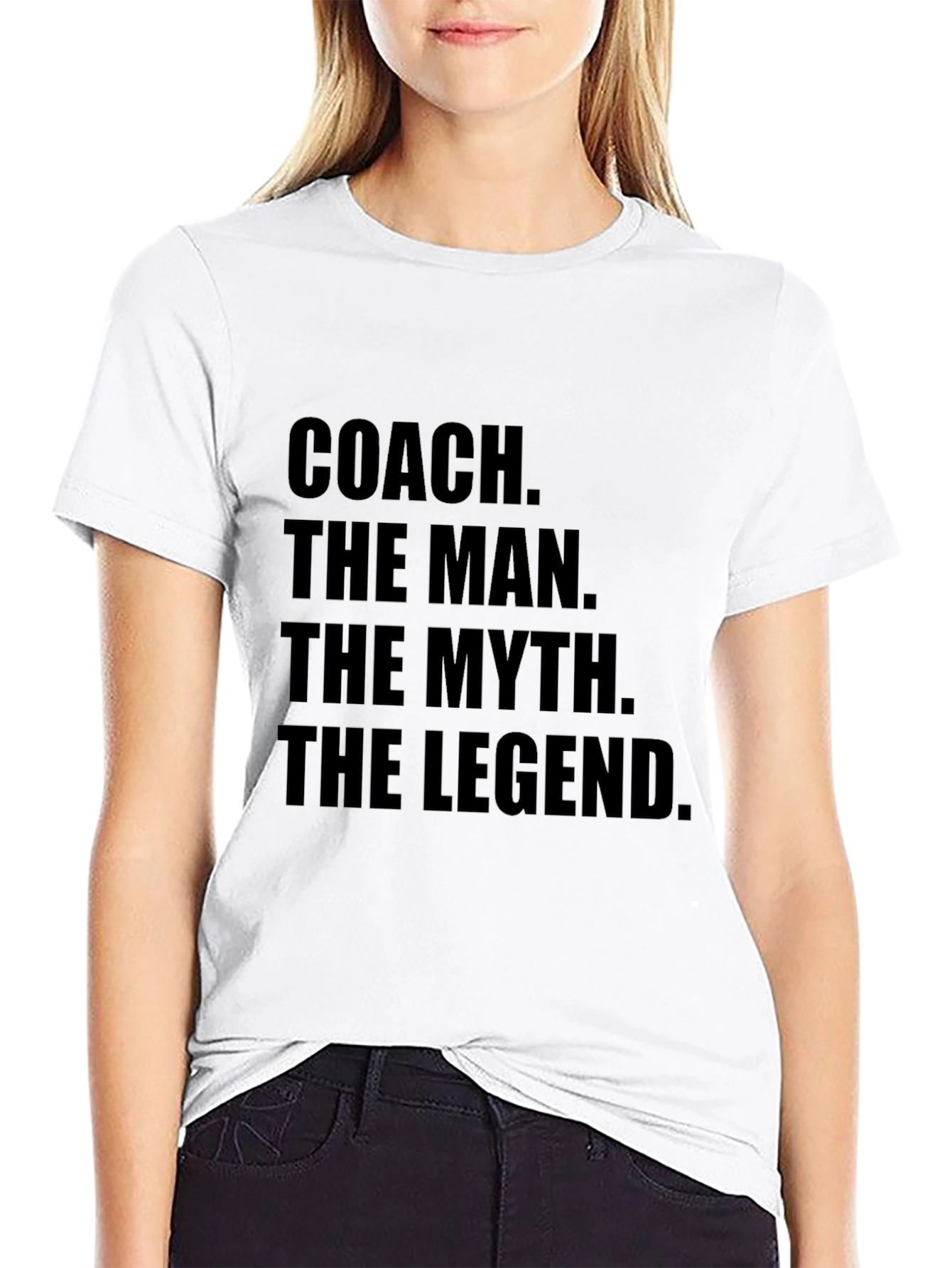 Black Coach The Man The Myth The Legend Graphic T-Shirt view 9