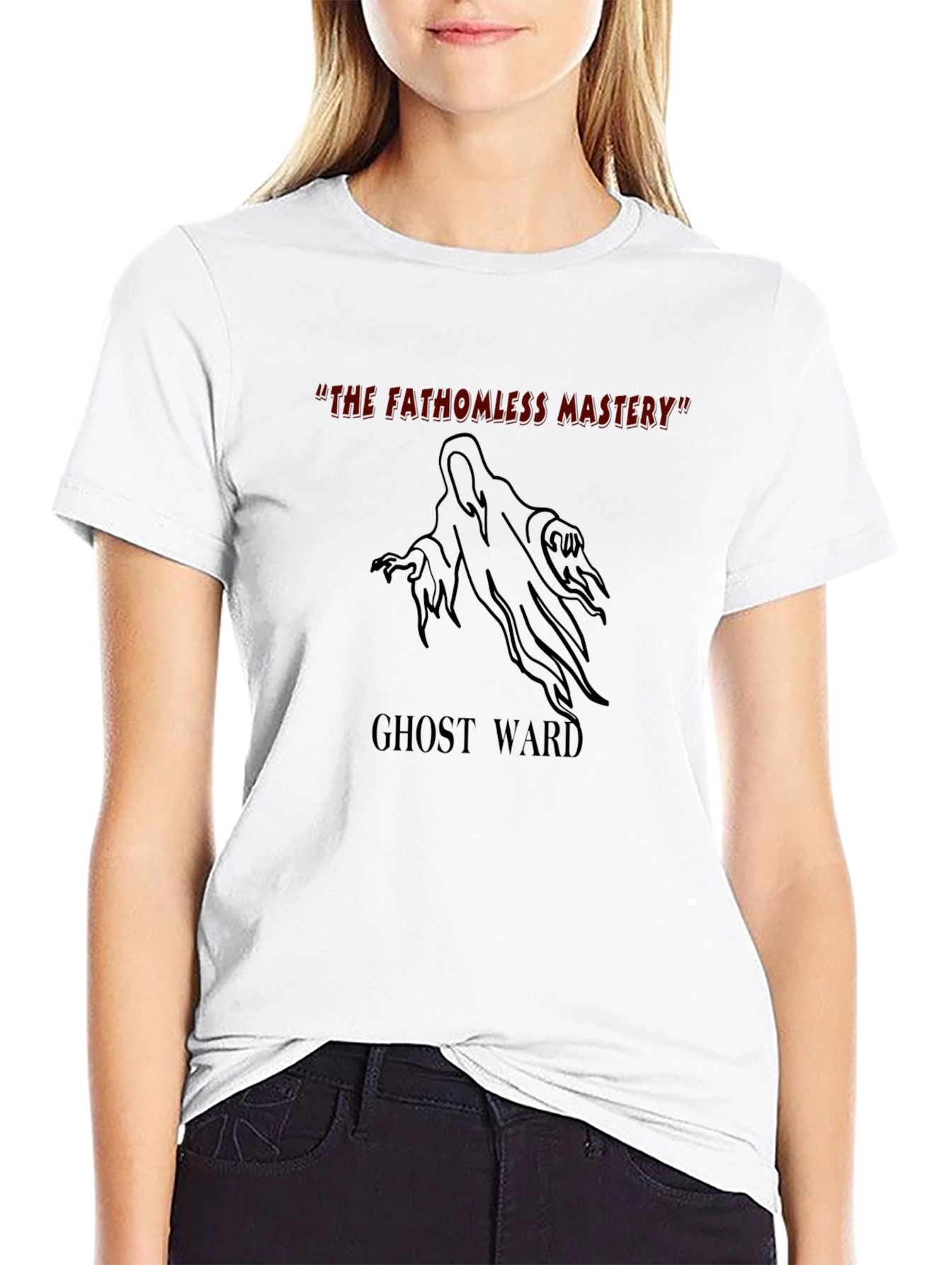 Black Ghost Ward Graphic T-Shirt view 9
