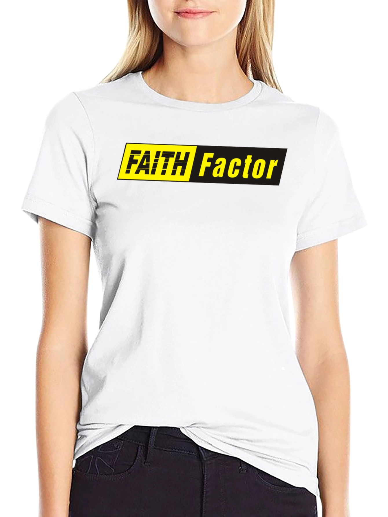 Black Faith Factor Graphic T-Shirt - Black view 9