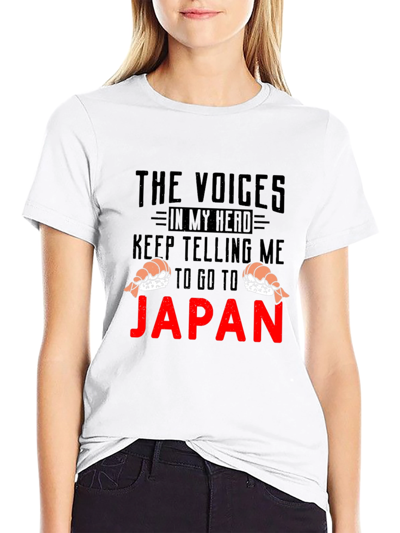 Black Voices in My Head Japan T-Shirt view 9