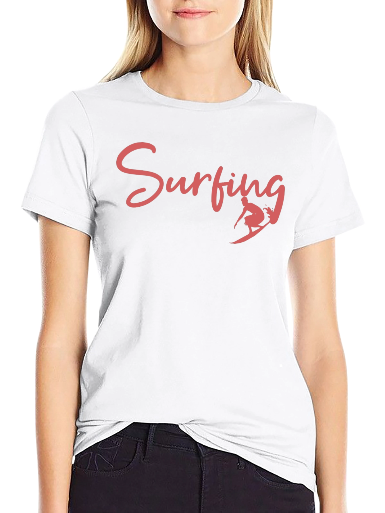 Black Surfing Graphic Tee - Cool Summer Vibes view 9