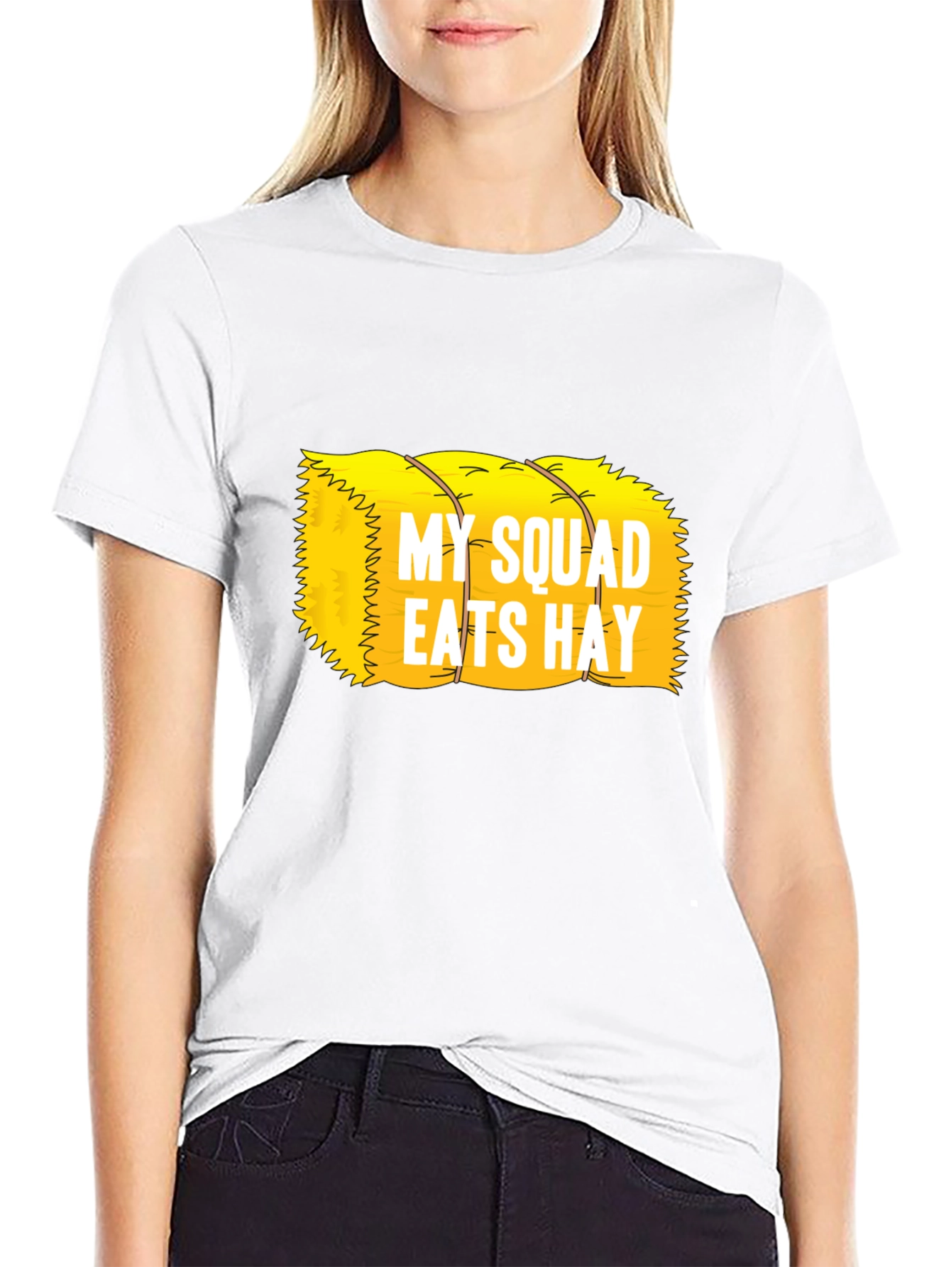 My Squad Eats Hay T-Shirt, Funny Farm Tee - 9
