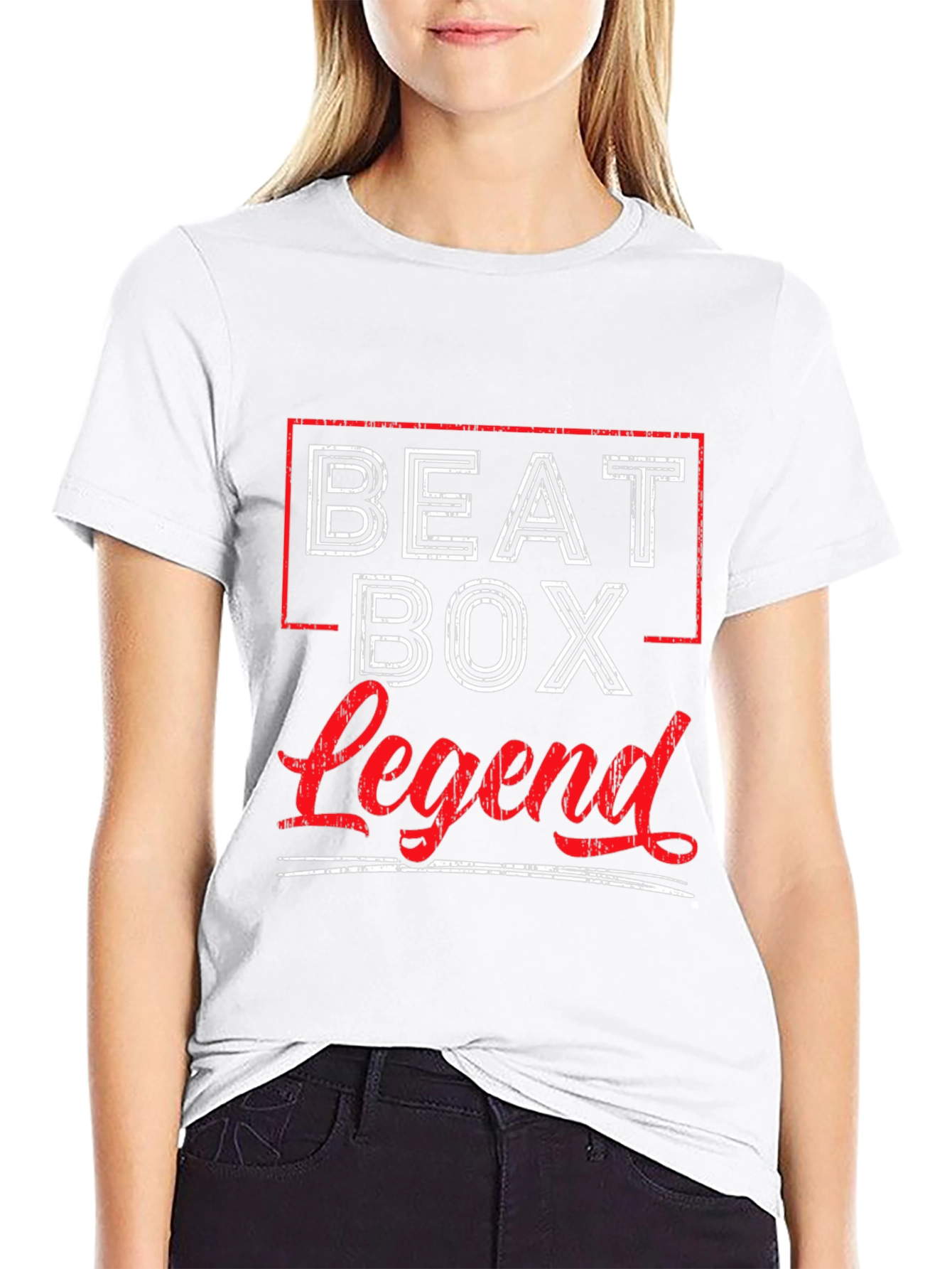 Black Beatbox Legend Graphic Tee - Music Lover's T-Shirt view 9