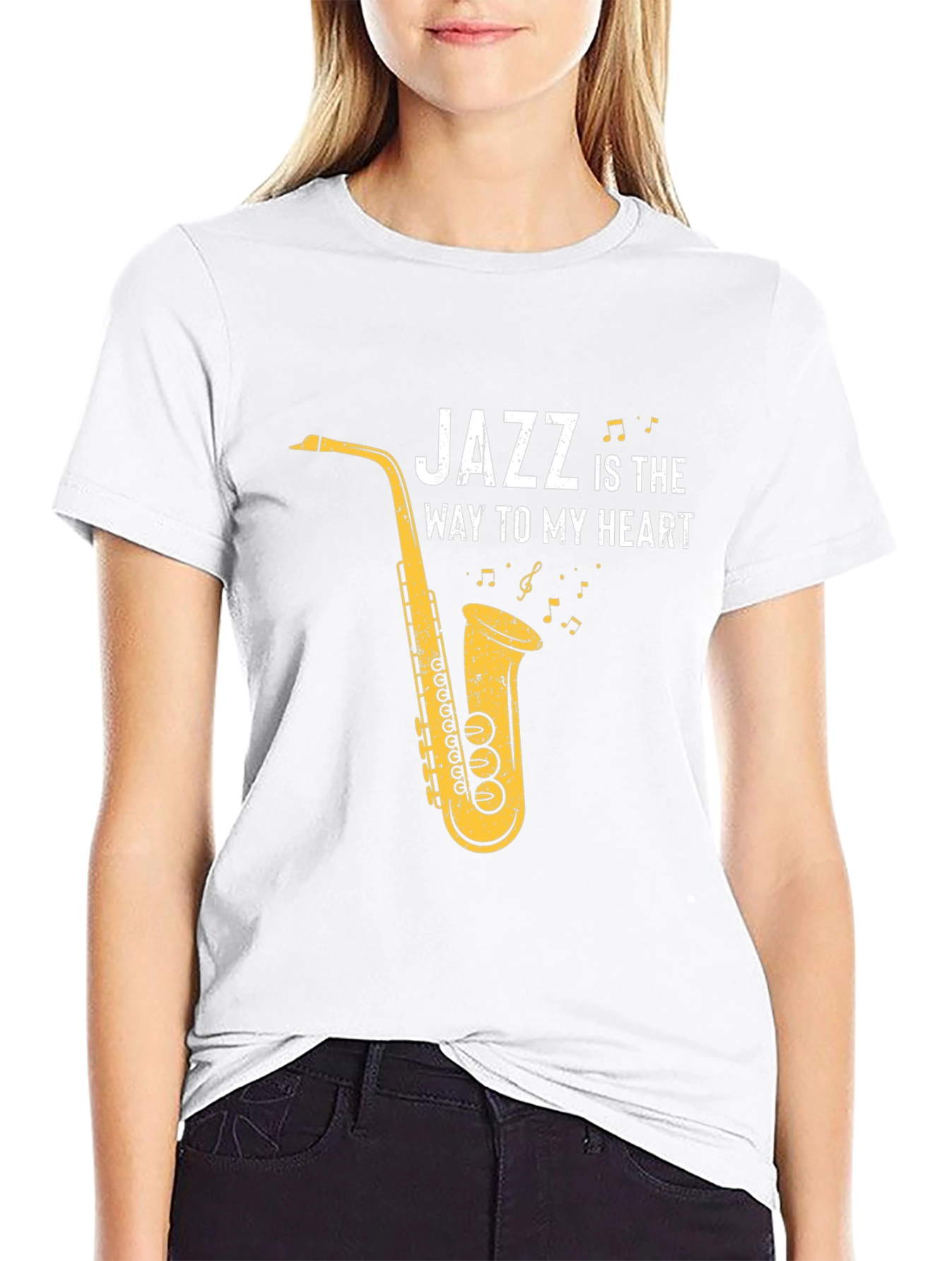 Black Jazz is the Way to My Heart Graphic Tee view 9