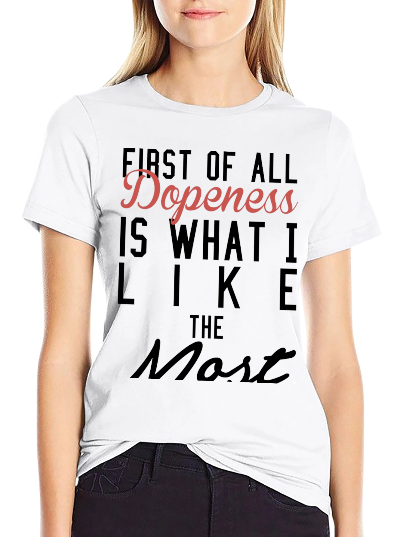 Black Dopeness Tee: Bold Statement Shirt view 9