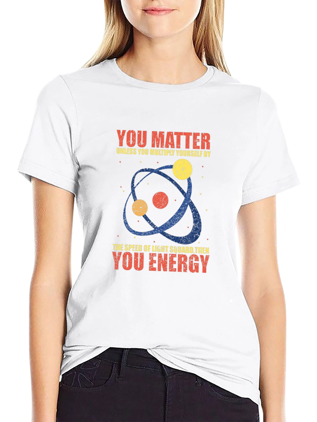 Black Science Humor T-Shirt - You Matter, Unless... view 9