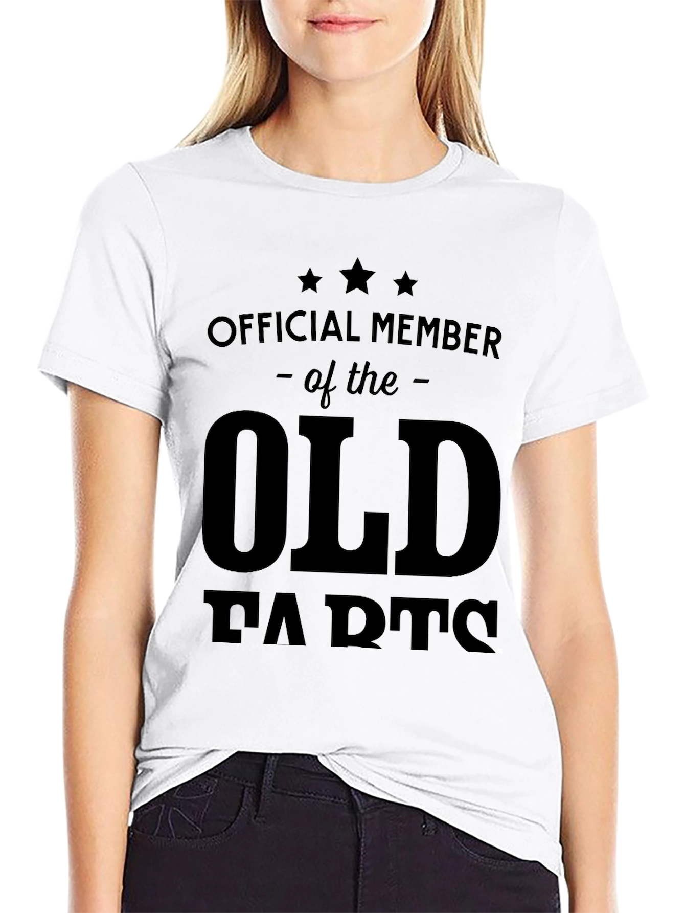 Black Official Member of the Old Farts T-Shirt view 9