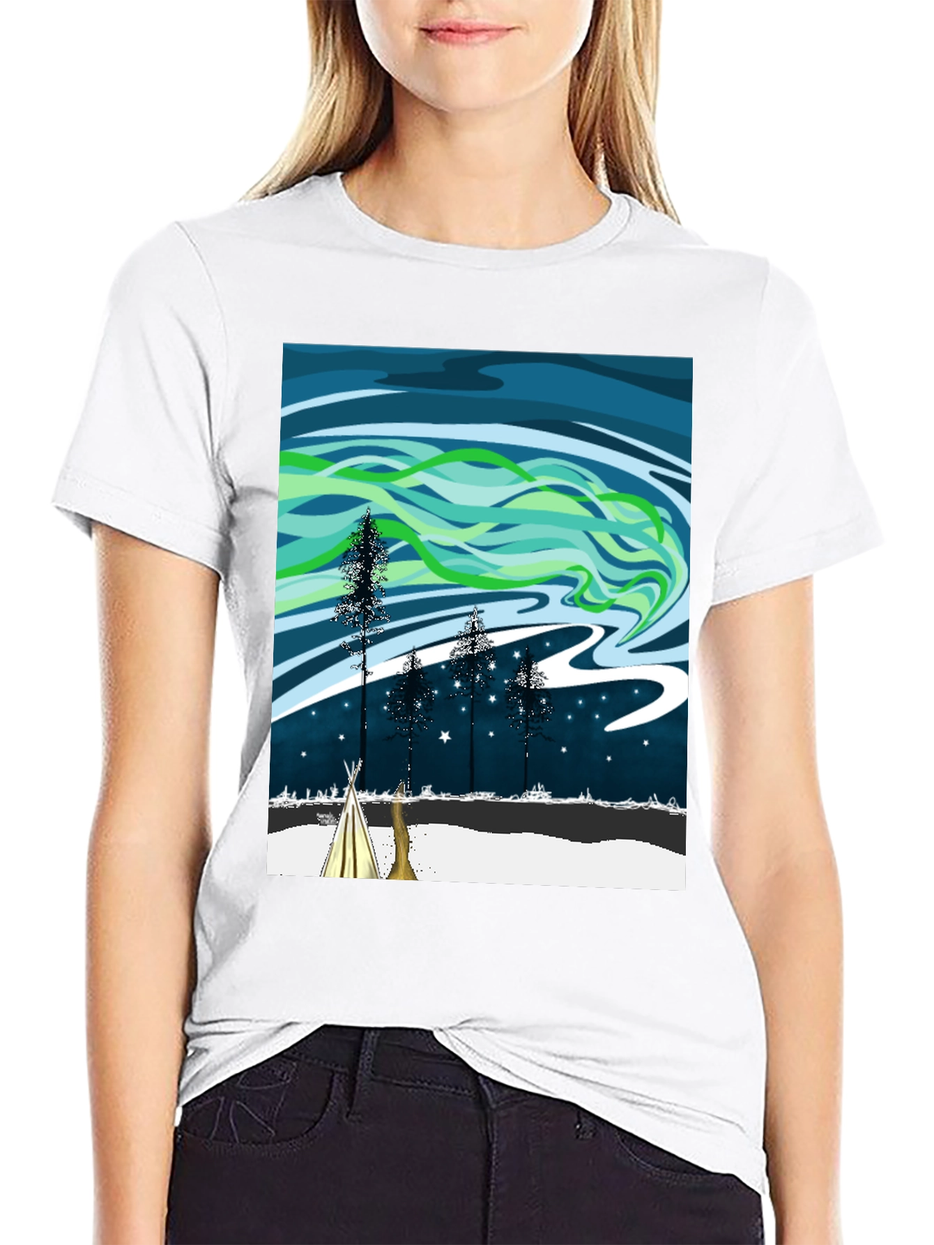 Northern Lights Graphic Tee - 9