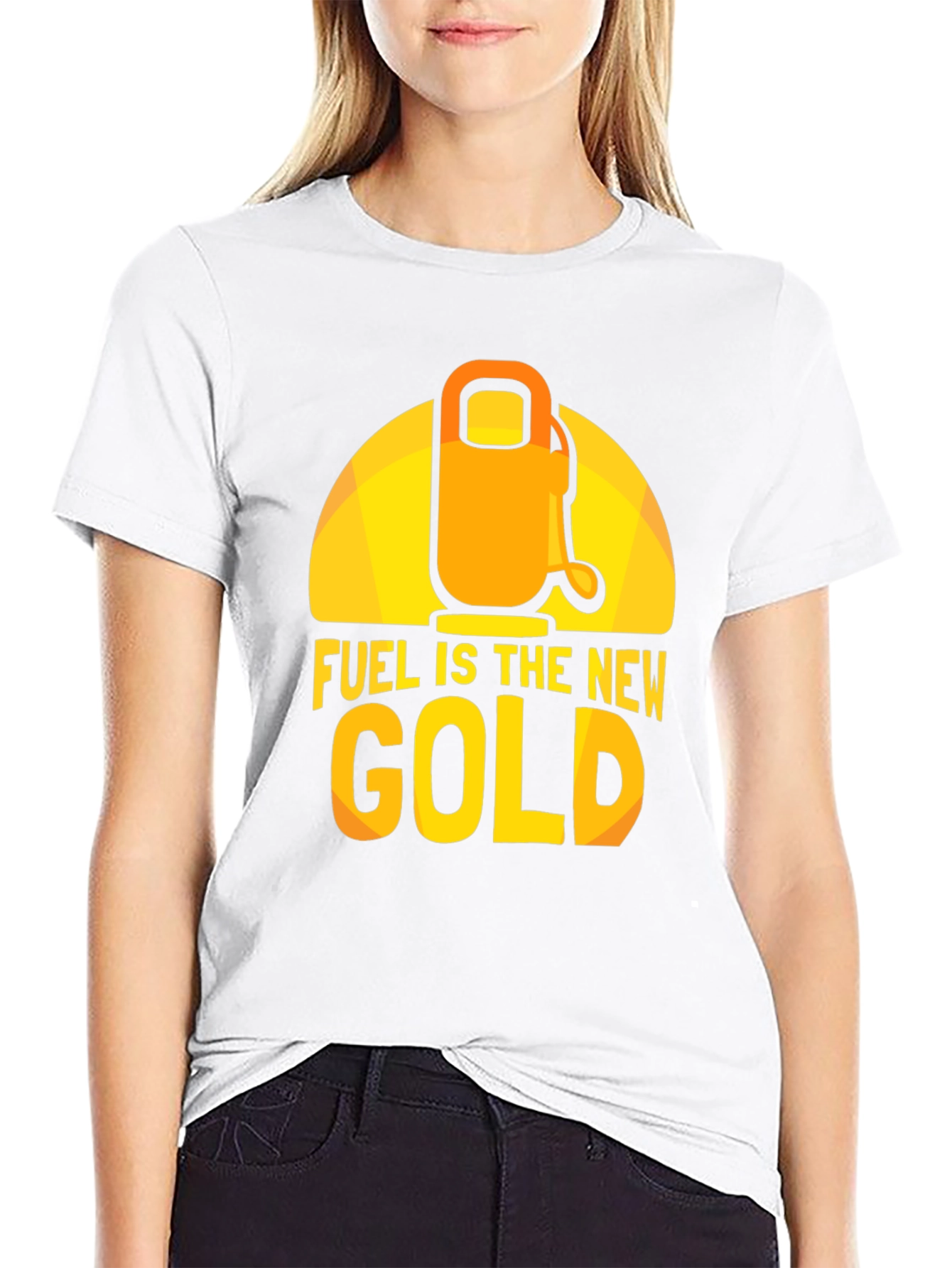 Black Fuel is the New Gold Graphic T-Shirt view 9