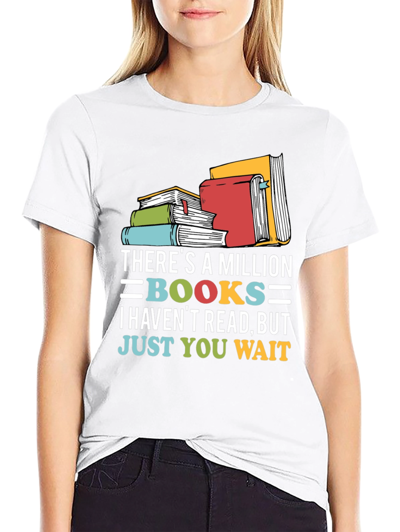Black Book Lover T-Shirt: A Million Books view 9