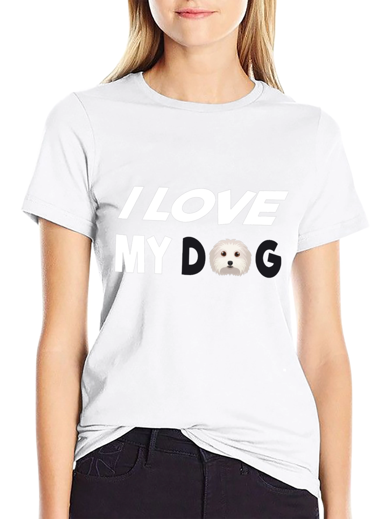 I Love My Dog T-Shirt - Cute Pet Owner Tee - 9