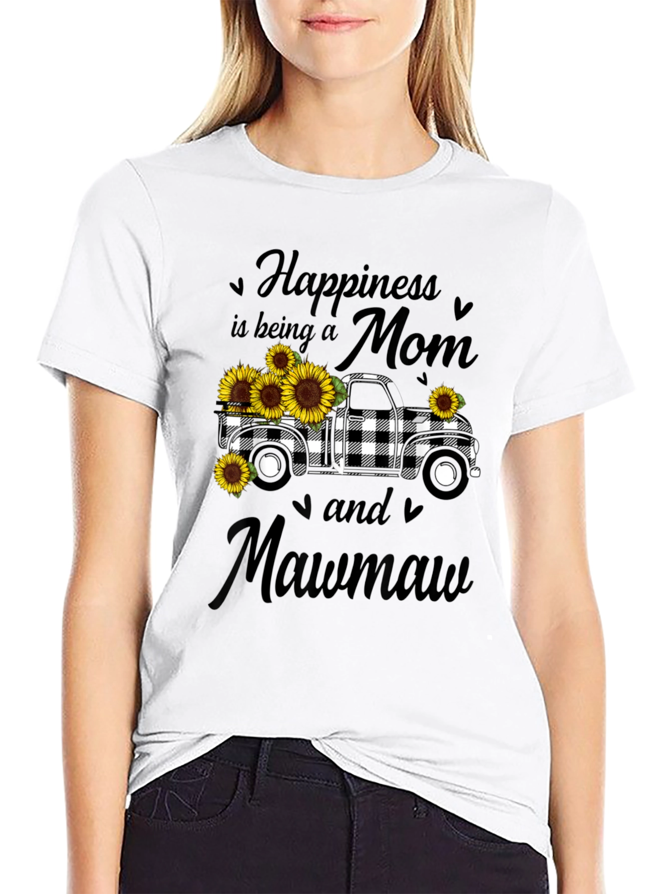 Happiness Mom Mawmaw Truck Graphic Tee - 9