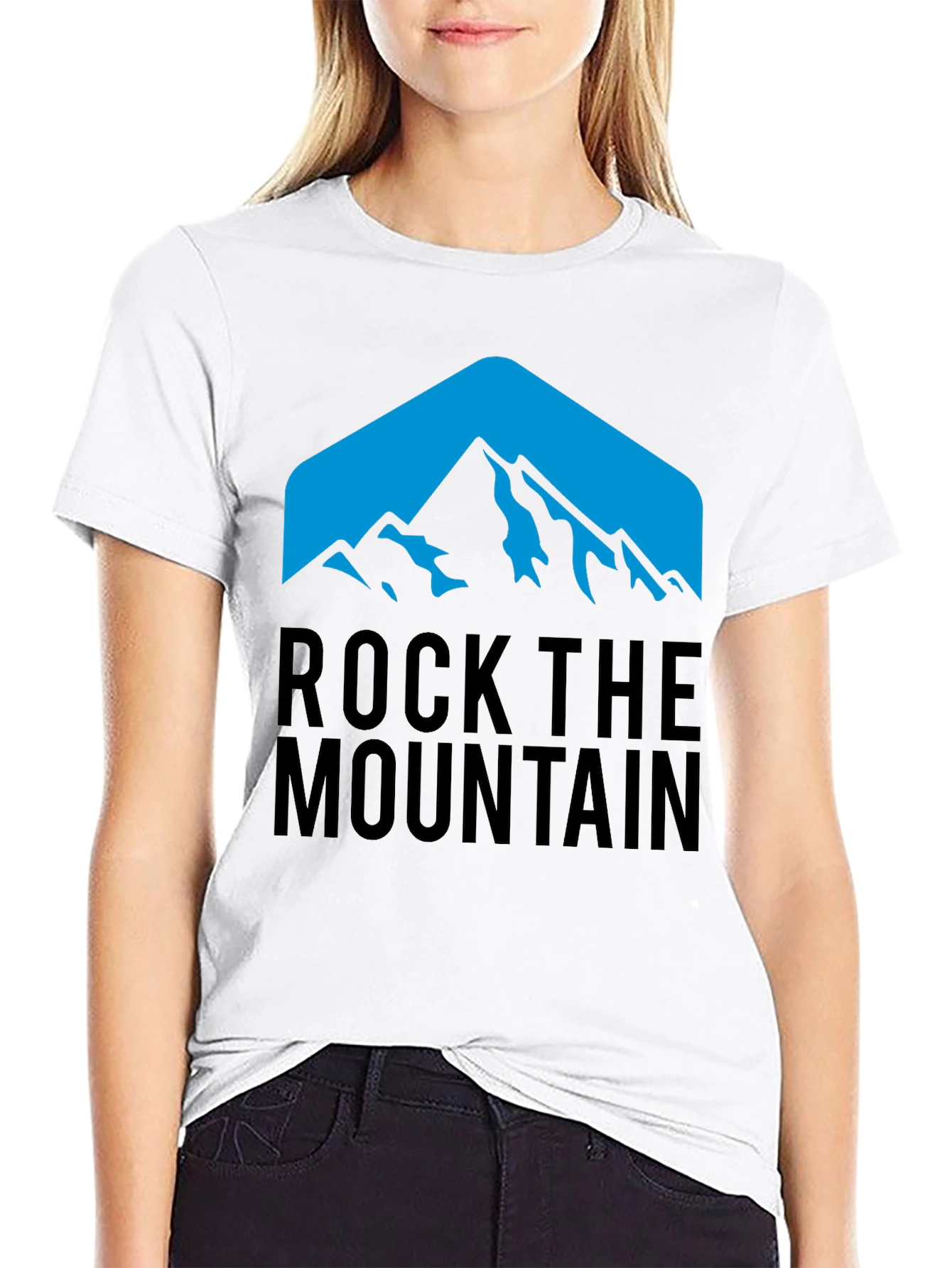 Black Rock the Mountain Graphic Tee - Black view 9