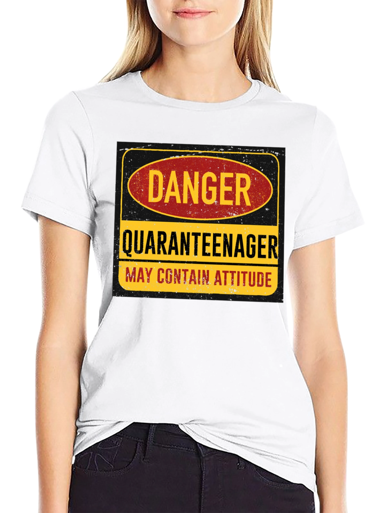 Danger Quaranteenager T-Shirt: May Contain Attitude - 9