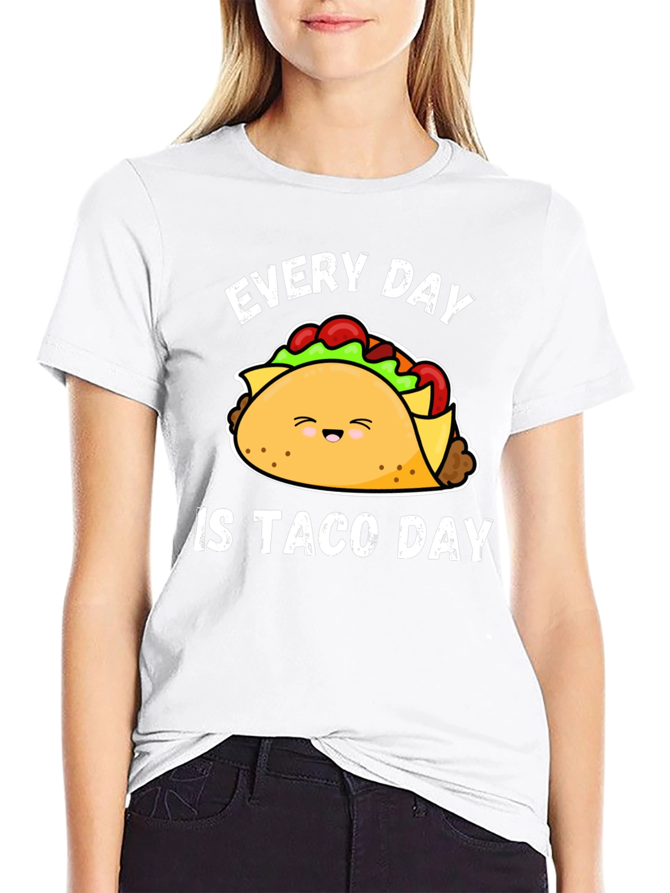 Black Every Day is Taco Day Graphic Tee view 9