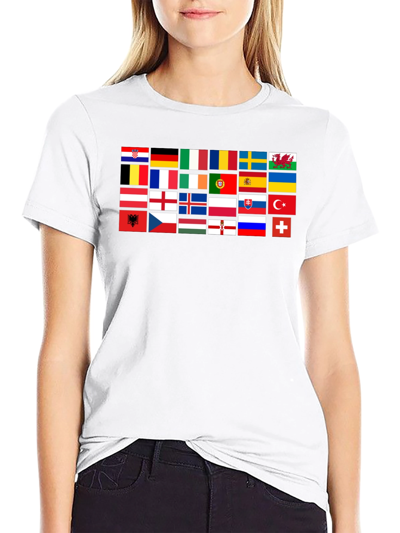 Flags of Europe Graphic T-Shirt - 9