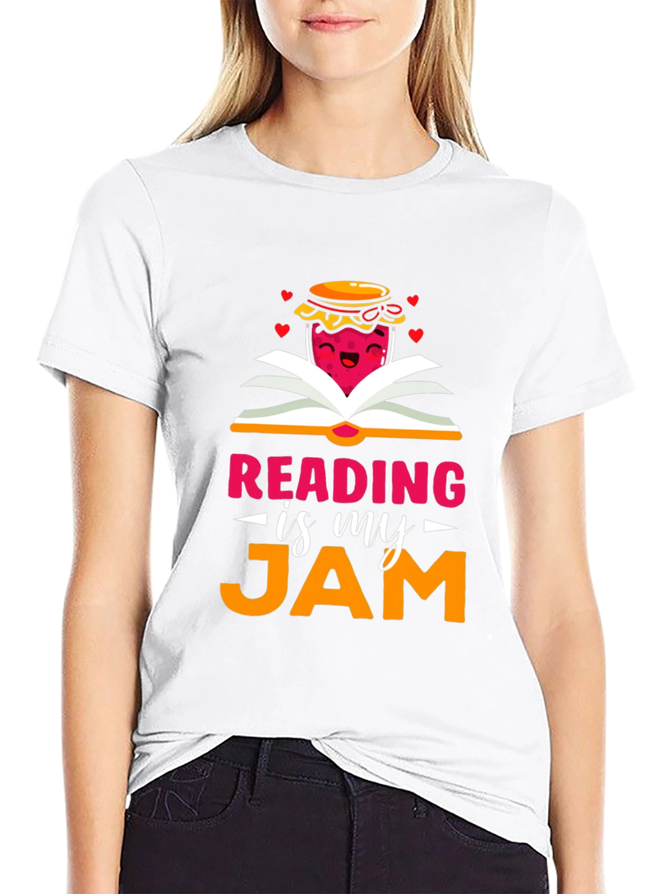 Black Reading is my Jam Black T-Shirt view 9