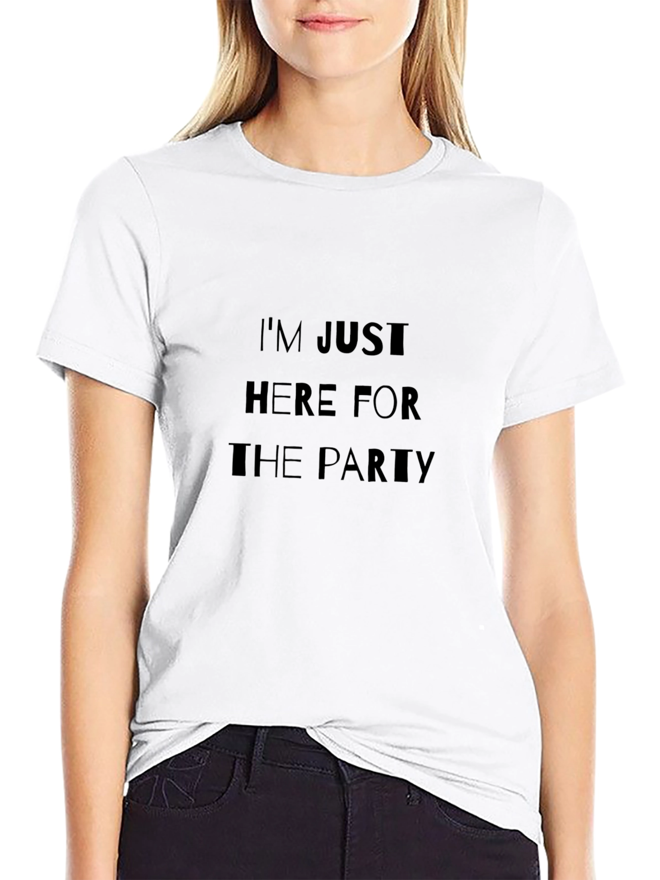 Black Party Ready: Men's Graphic T-Shirt view 9