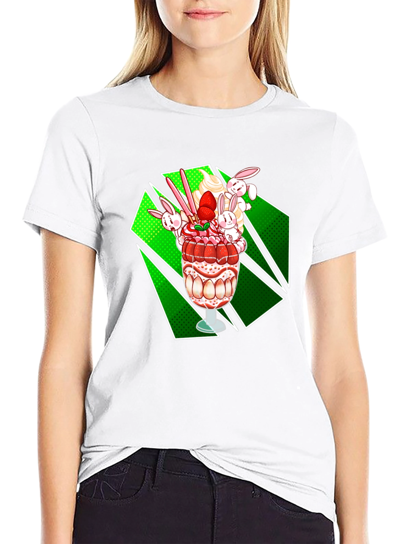Black Dessert T-Shirt - Funky Food Tee view 9
