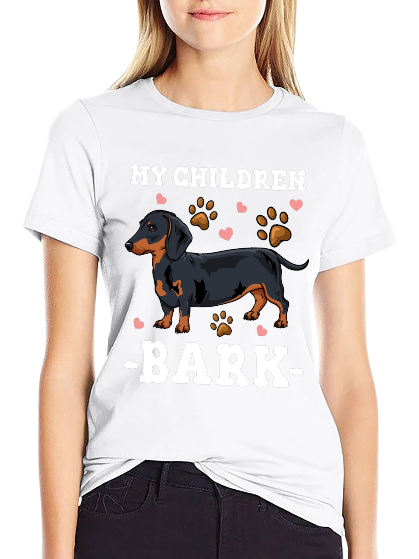 Black My Children Bark Dog Lover T-Shirt view 9