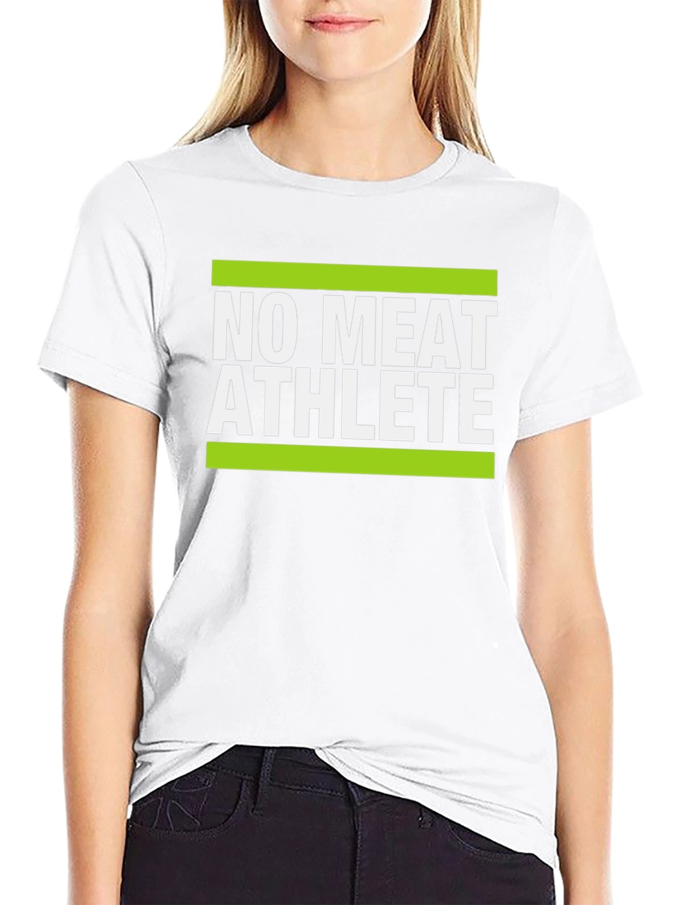 Black No Meat Athlete Graphic T-Shirt view 9