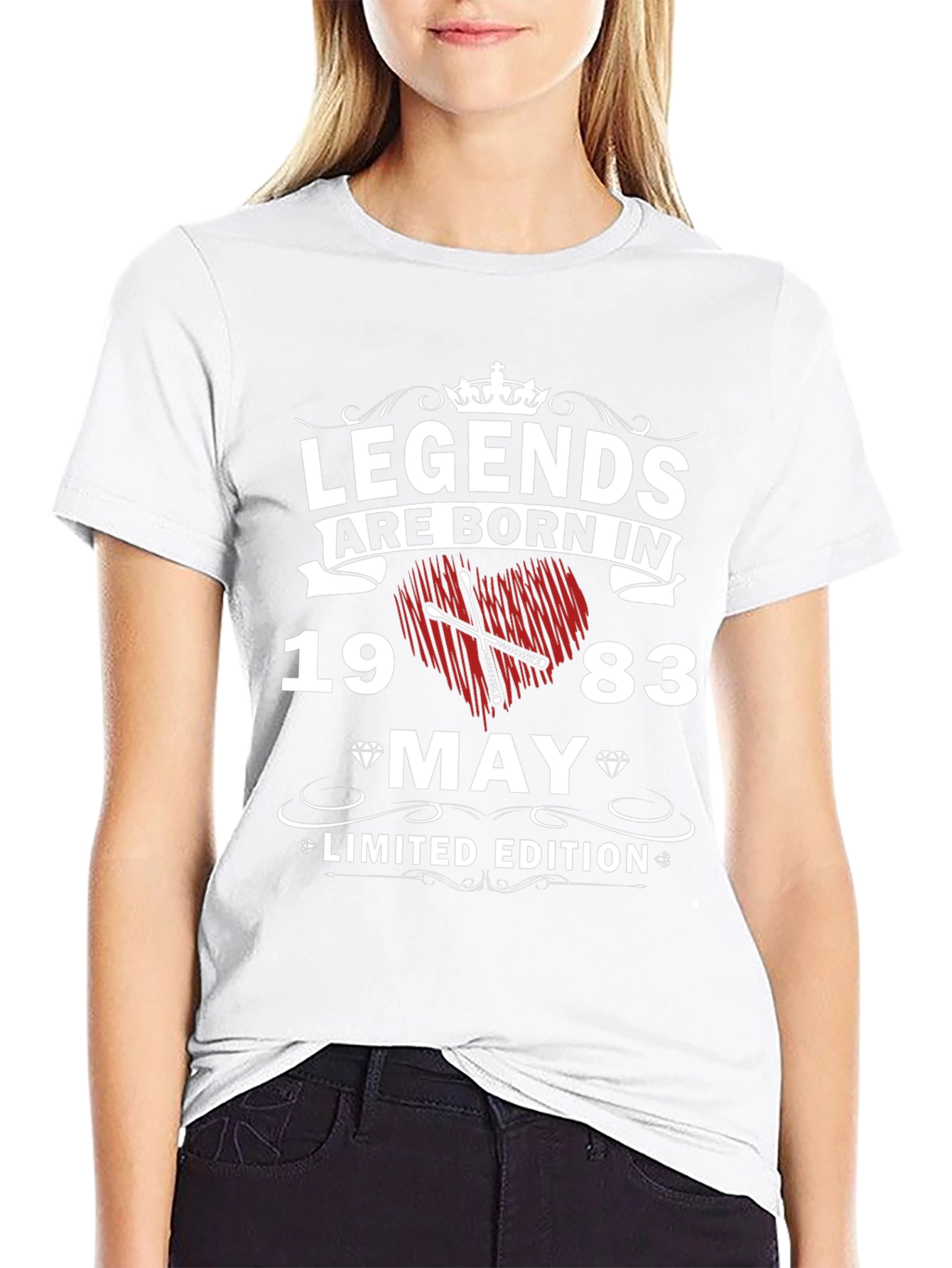 Black Legends Born In 1983 May Limited Edition T-Shirt view 9
