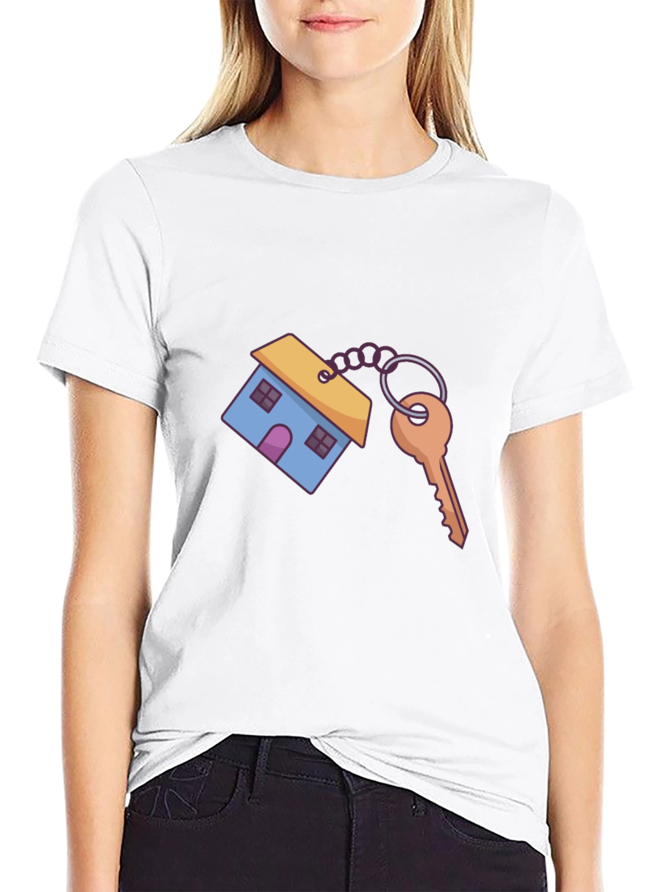 House Key Graphic Tee - New Home Owner Gift - 9