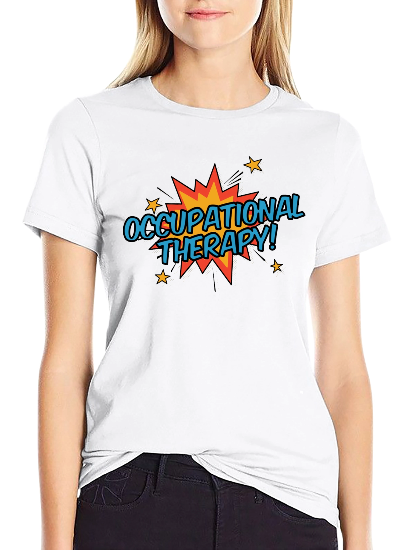 Black Occupational Therapy T-Shirt  view 9