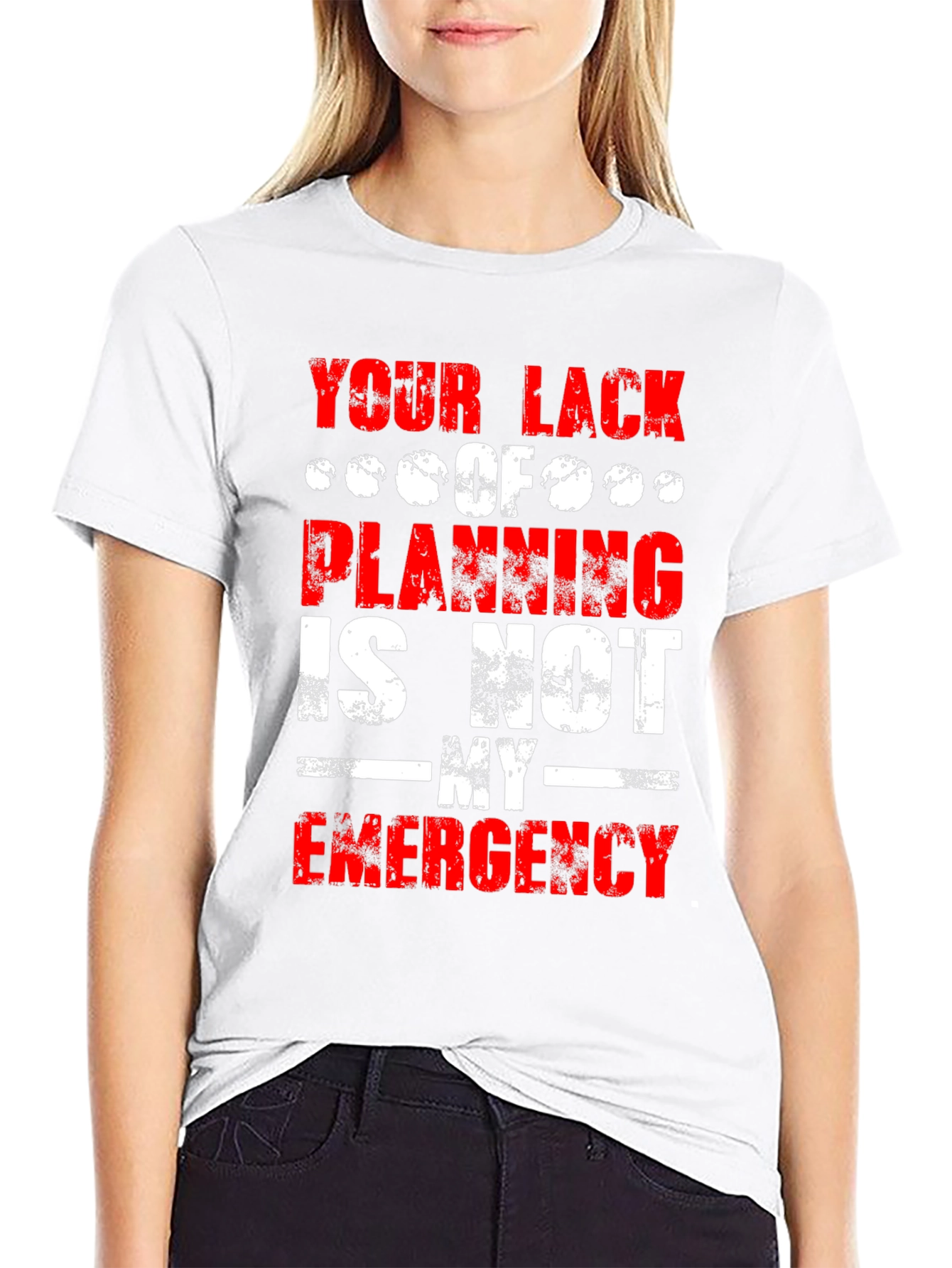 Black Your Lack of Planning Men's T-shirt view 9