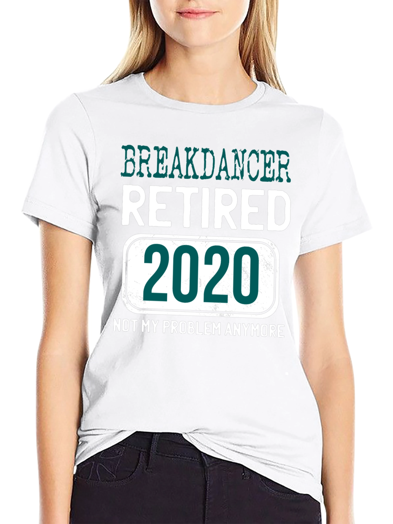 Black Retired Breakdancer 2020 T-Shirt view 9