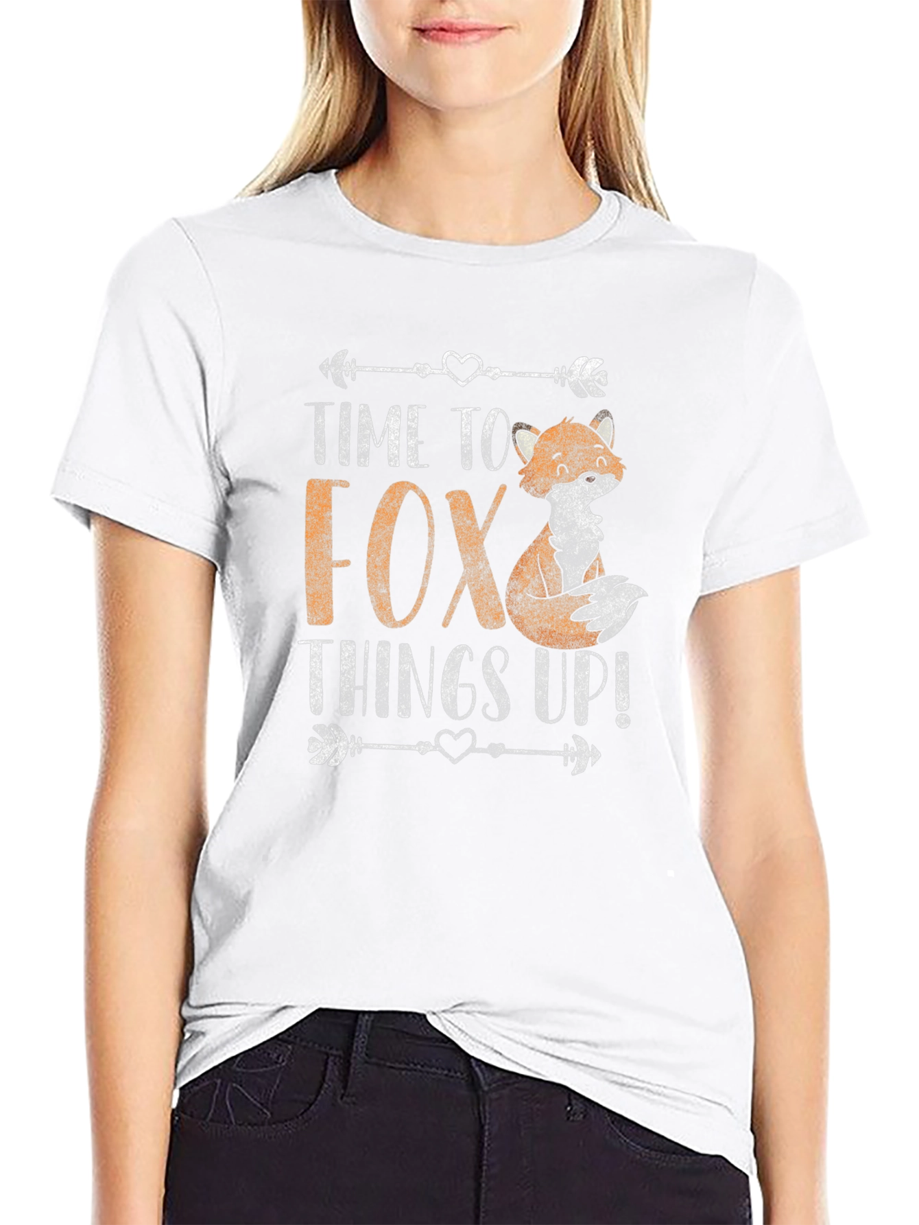 Black Time To Fox Things Up! Graphic Tee view 9