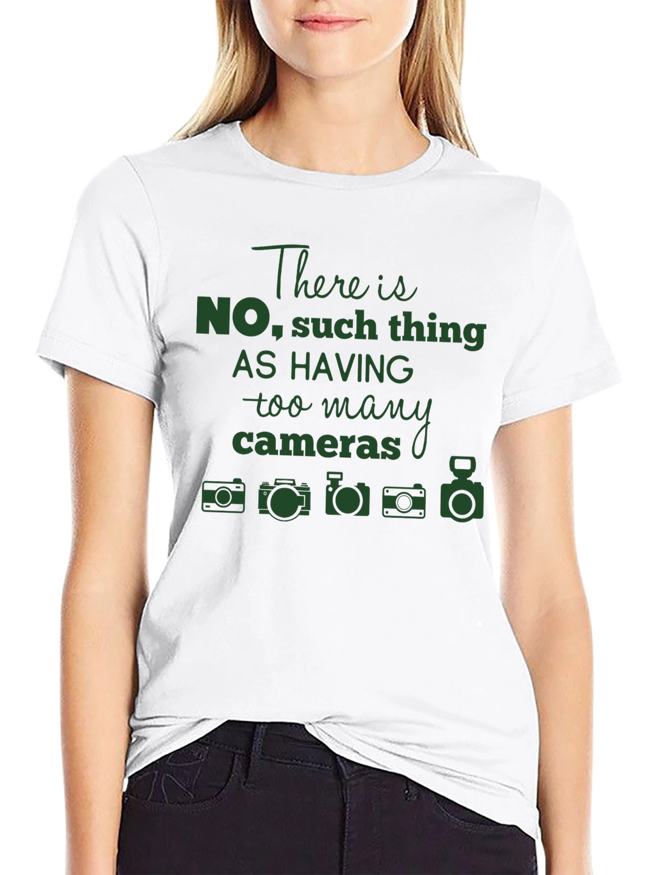 Black Camera Lover's Graphic Tee view 9