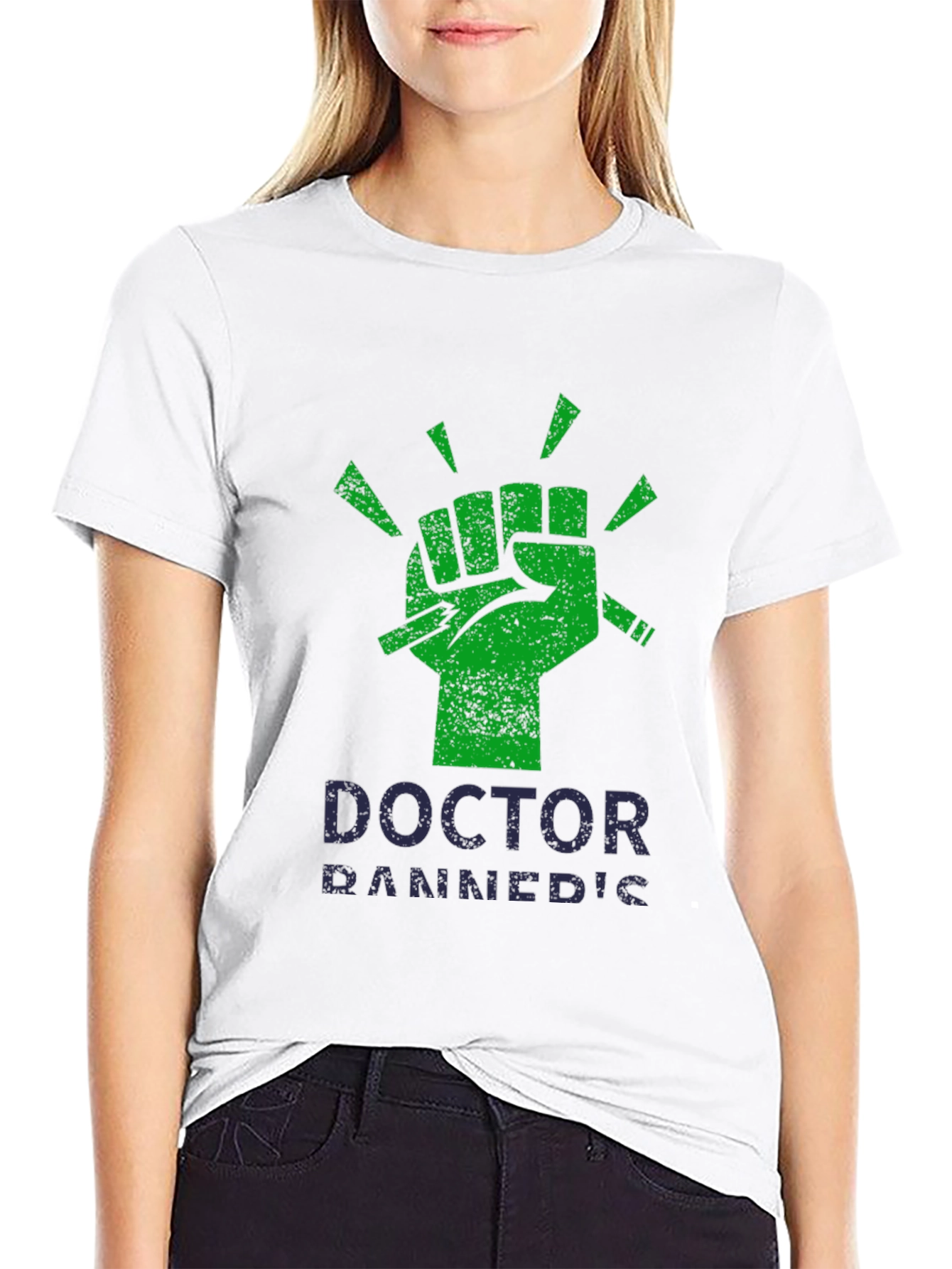 Black Doctor Rannedic Novelty T-Shirt view 9