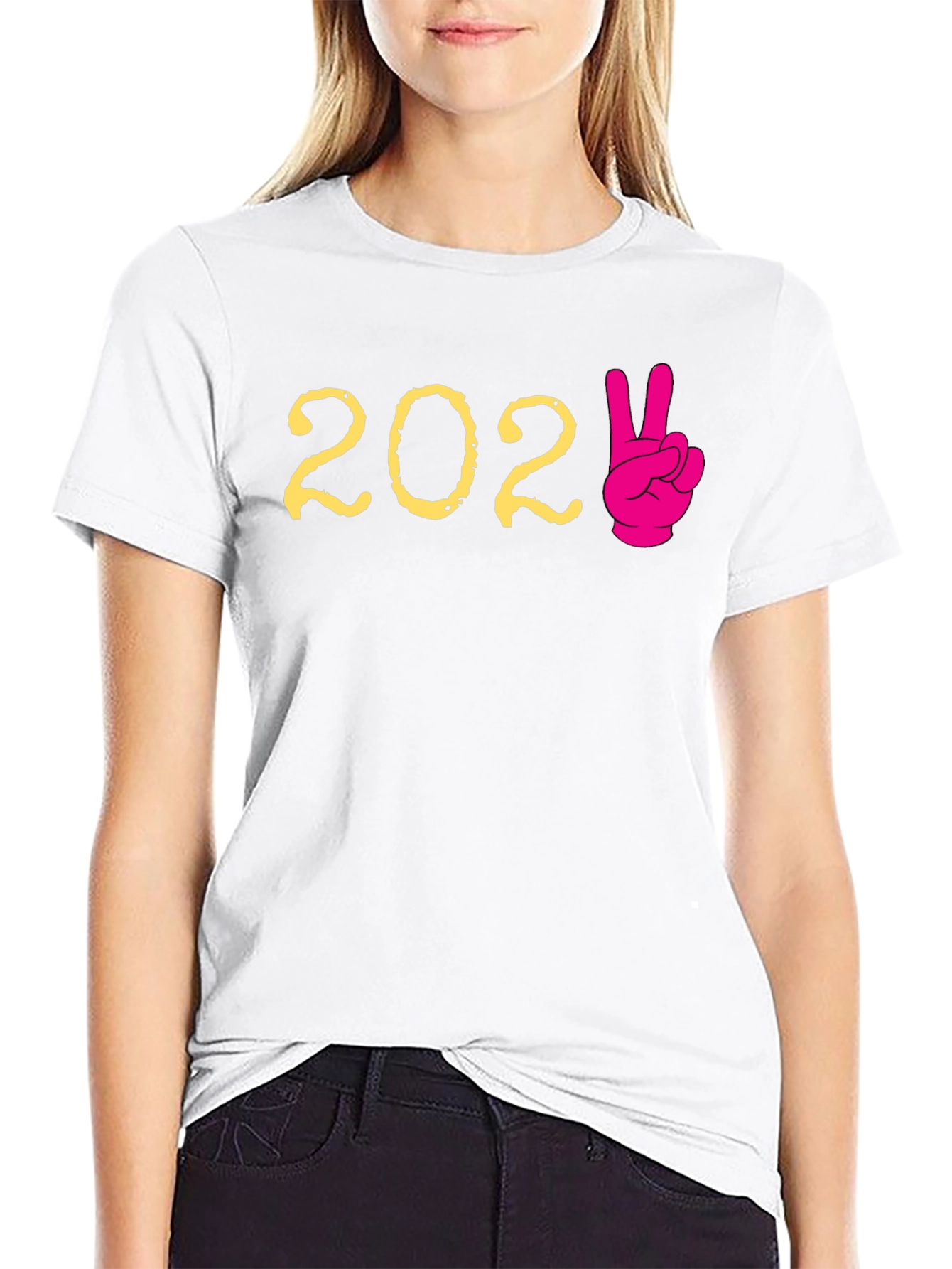 Black 202✌️ T-Shirt - Graphic Tee - Cotton view 9