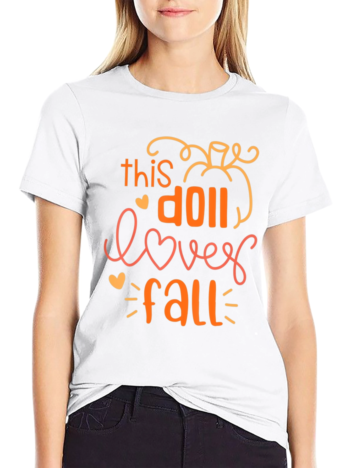 This Doll Loves Fall Graphic Tee - Autumn T-Shirt - 9