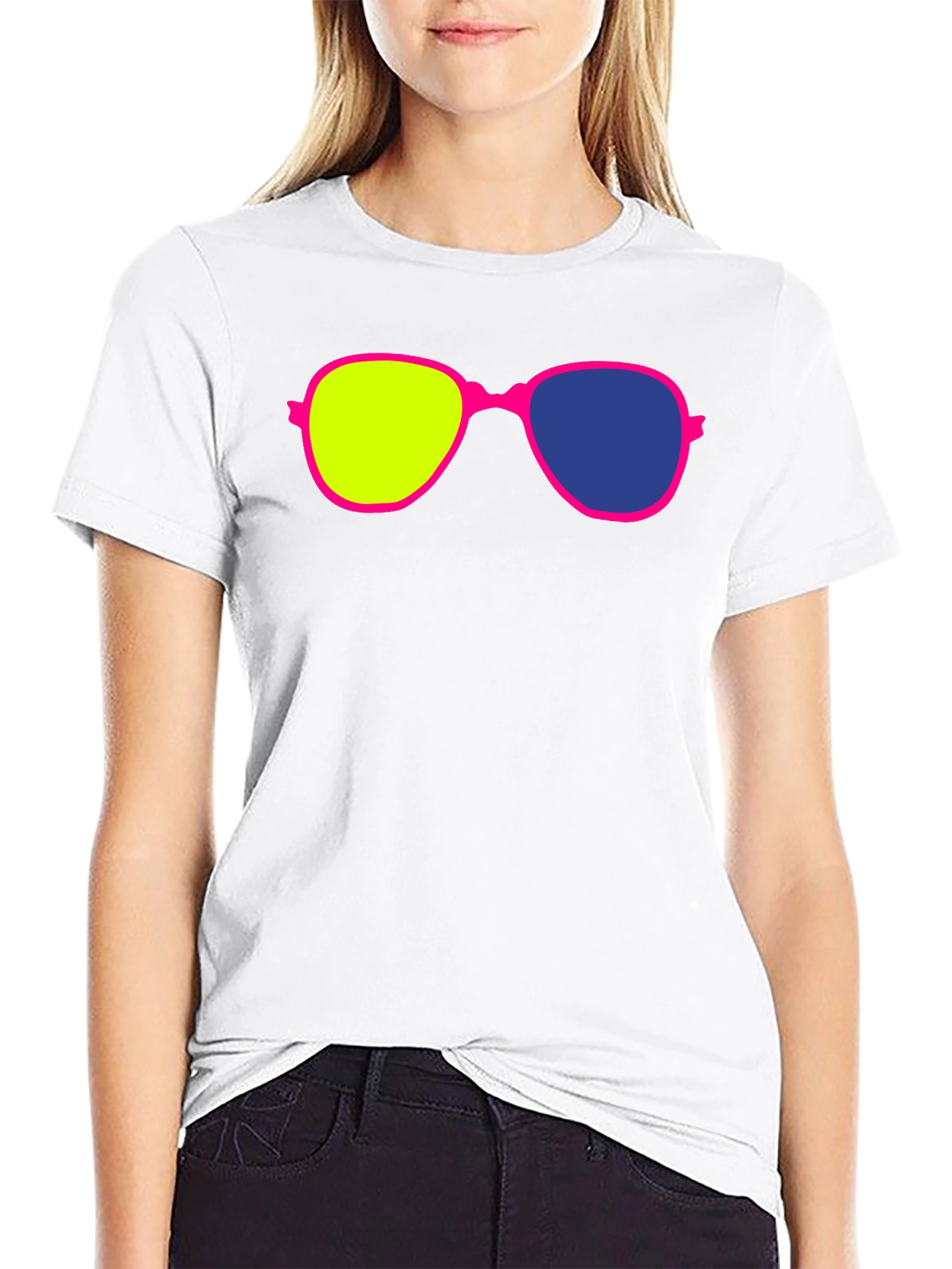 Retro Sunglasses Graphic Tee - Novelty Design - 9