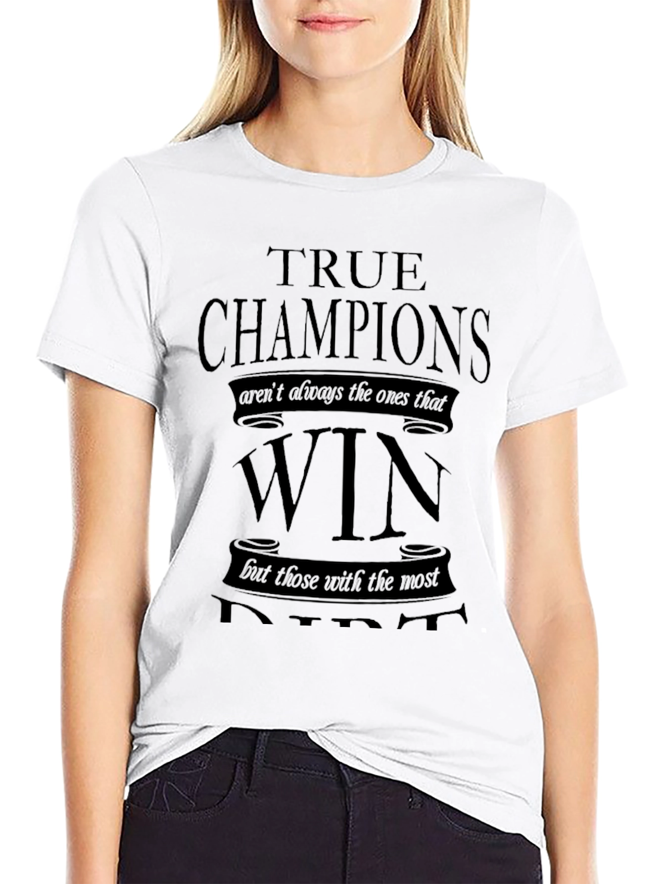 Black True Champions Black Graphic T-Shirt view 9