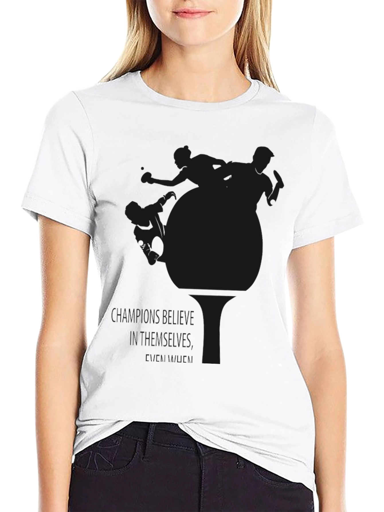 Black Men's Black Graphic Tee view 9