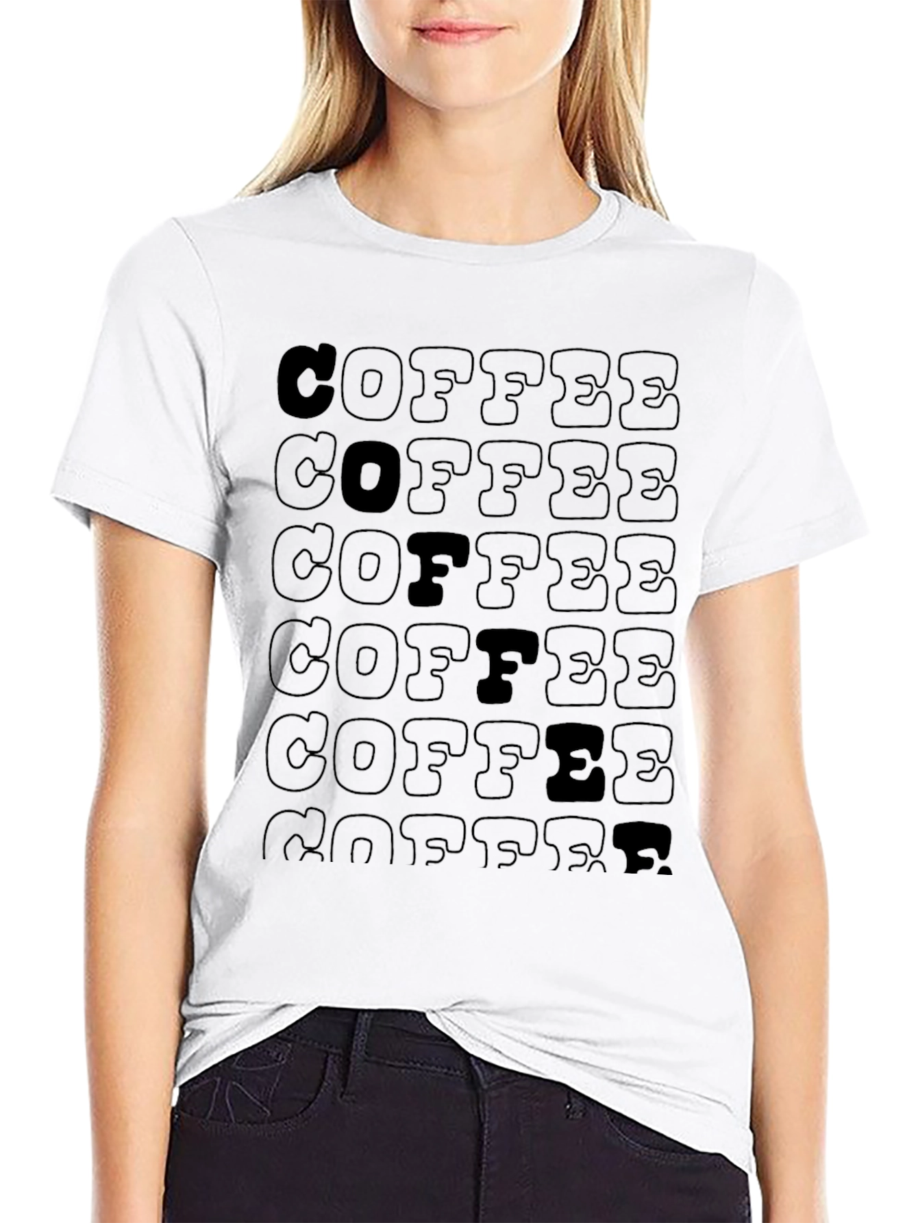 Black Coffee Lover T-Shirt - Retro Design view 9