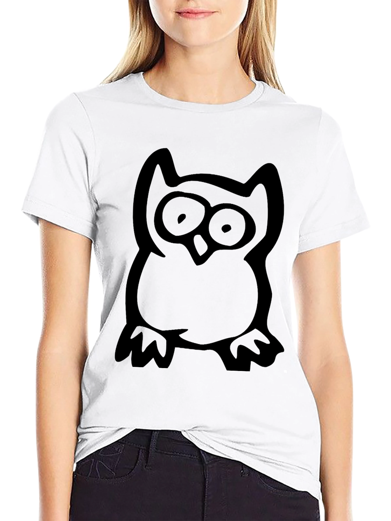 Black Black Owl Graphic Tee - Men's view 9