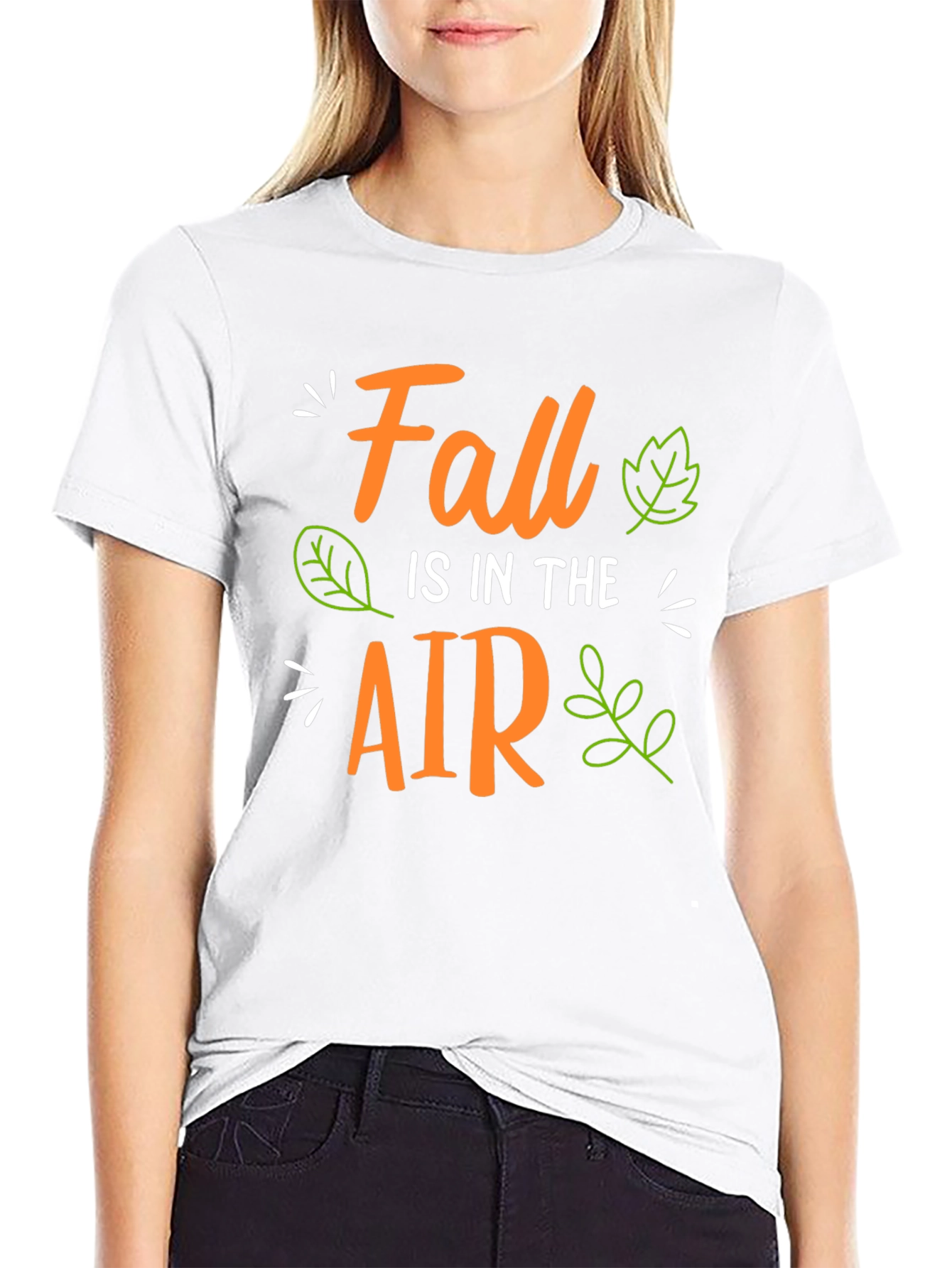 Black Fall Is In The Air Graphic Tee view 9
